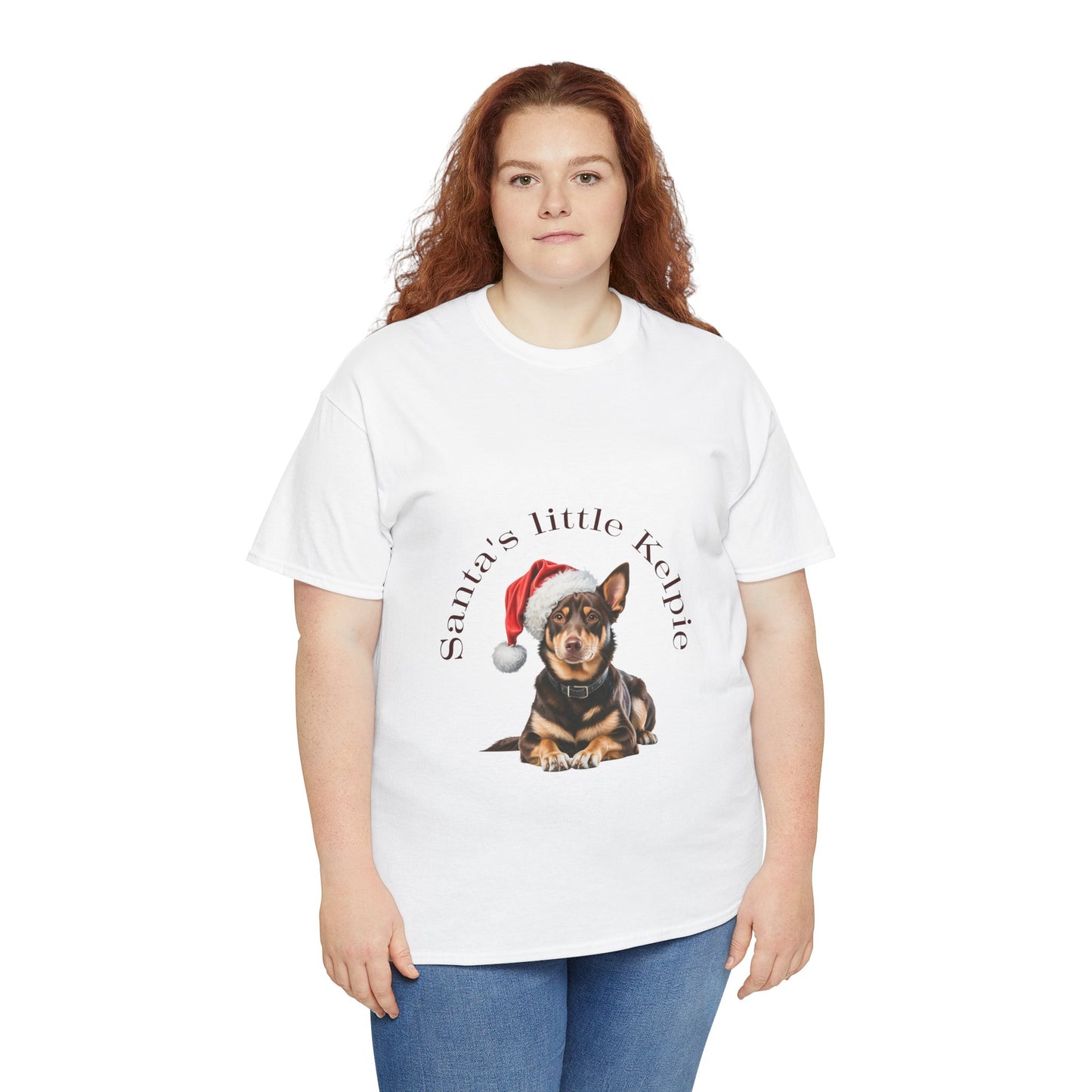 Copy of Santa's little Kelpie T-Shirt, Festive Kelpie Dog Christmas Tee, Cute Pet Lover Shirt, Holiday Apparel, Great Gift for Dog Owners