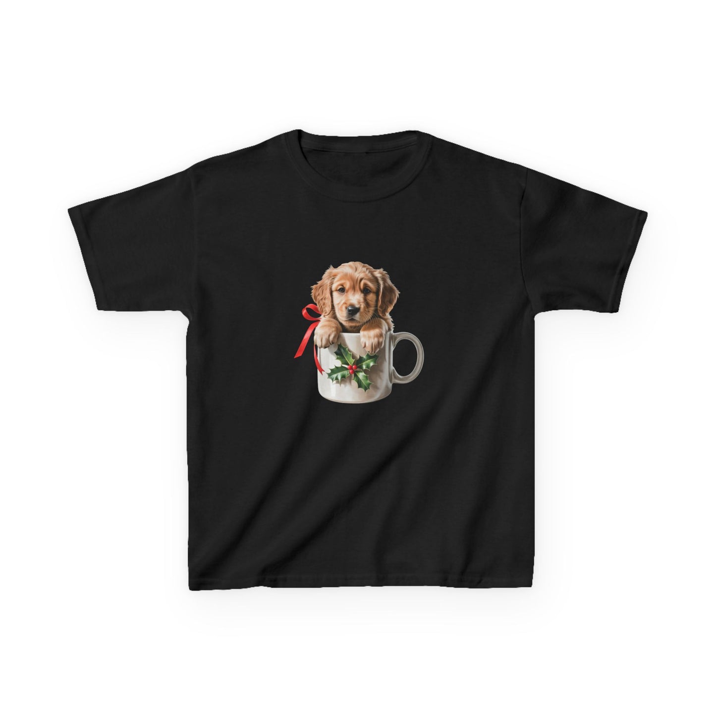 Kids Christmas Dog T-Shirt, Festive Dog Kids Christmas Tee, Cute Pet Lover Shirt, Holiday Apparel, Great Gift for Dog Owners