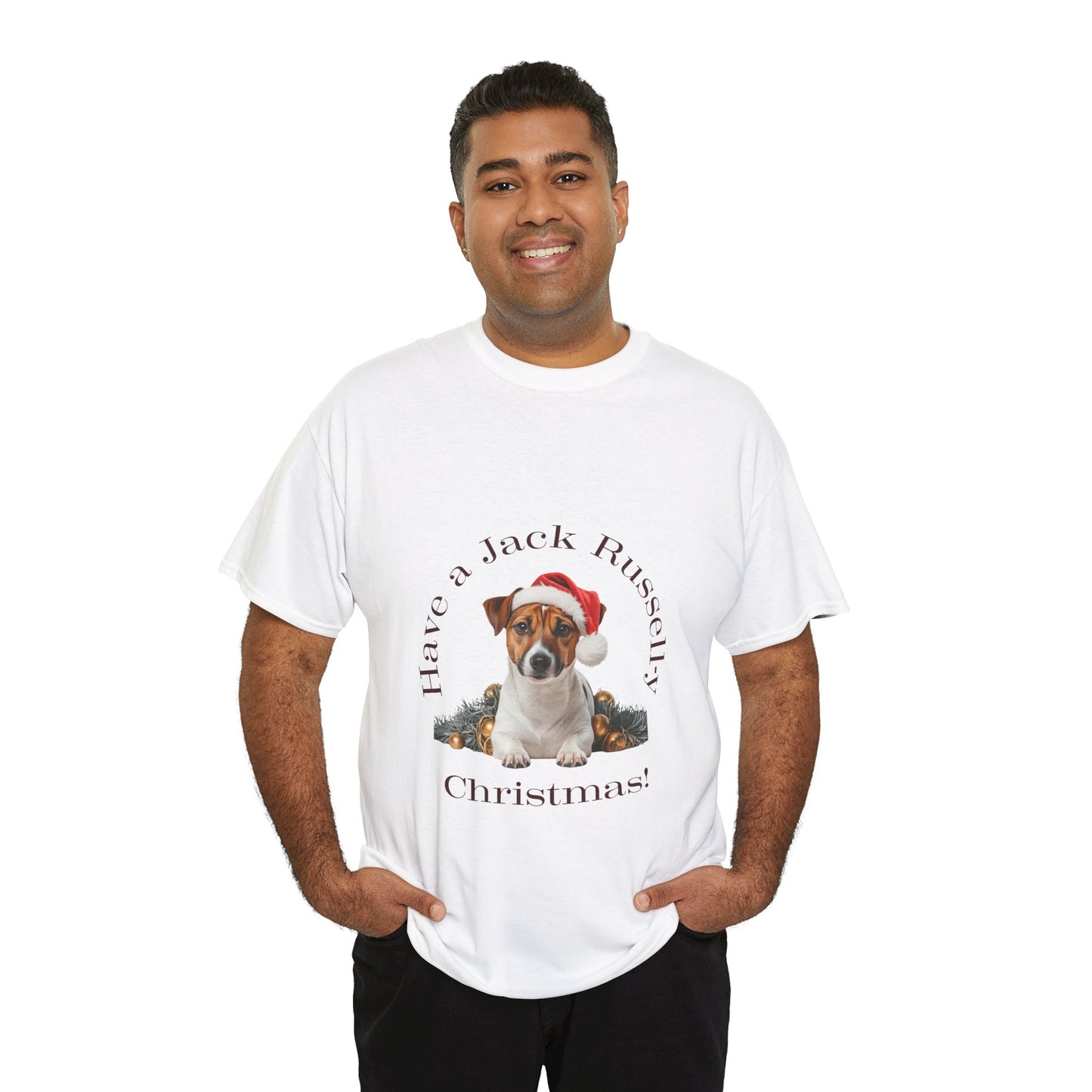 Have a Jack Russell-y Christmas T-Shirt, Festive Jack Russell Terrier Dog Christmas Tee, Cute Pet Lover Shirt, Holiday Apparel, Great Gift for Dog Owners