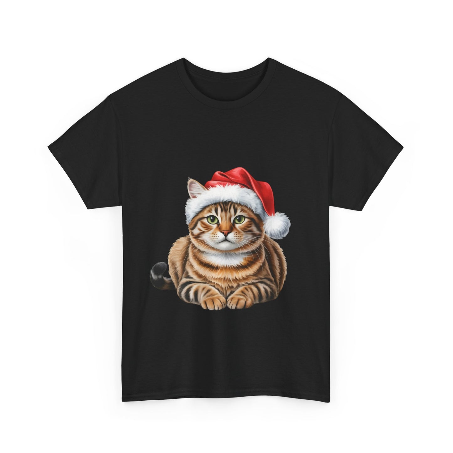 Tabby cat Christmas T-Shirt, Festive Tabby Cat Christmas Tee, Cute Pet Lover Shirt, Holiday Apparel, Great Gift for Pet Owners