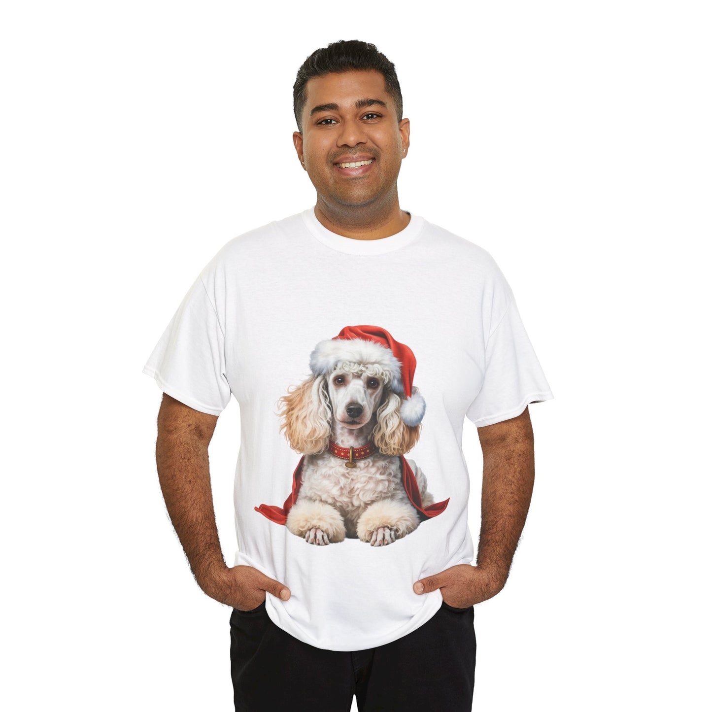 Poodle Christmas T-Shirt, Festive Poodle Dog Christmas Tee, Cute Pet Lover Shirt, Holiday Apparel, Great Gift for Dog Owners