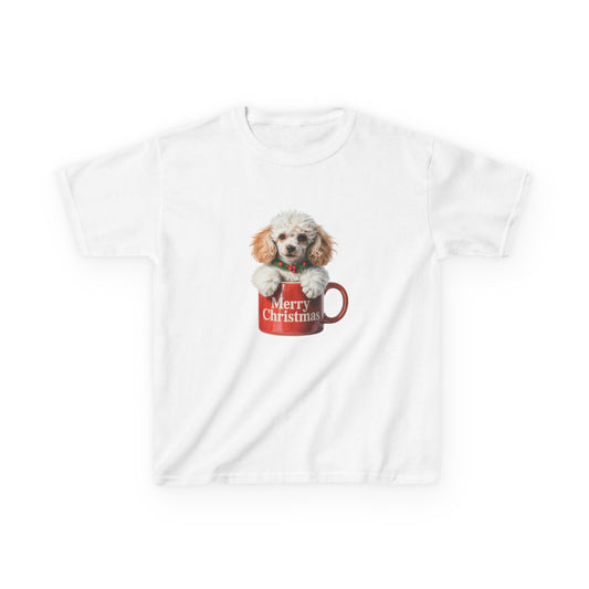 Kids Christmas Dog T-Shirt, Festive Dog Kids Christmas Tee, Cute Pet Lover Shirt, Holiday Apparel, Great Gift for Dog Owners