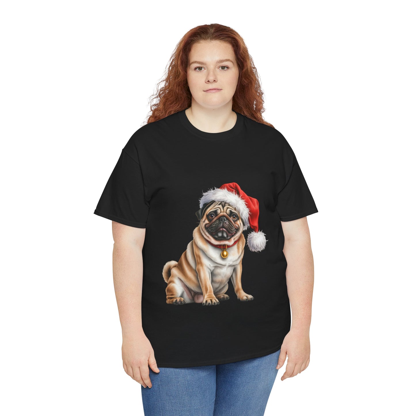 Pug Christmas T-Shirt, Festive Pug Dog Christmas Tee, Cute Pet Lover Shirt, Holiday Apparel, Great Gift for Dog Owners