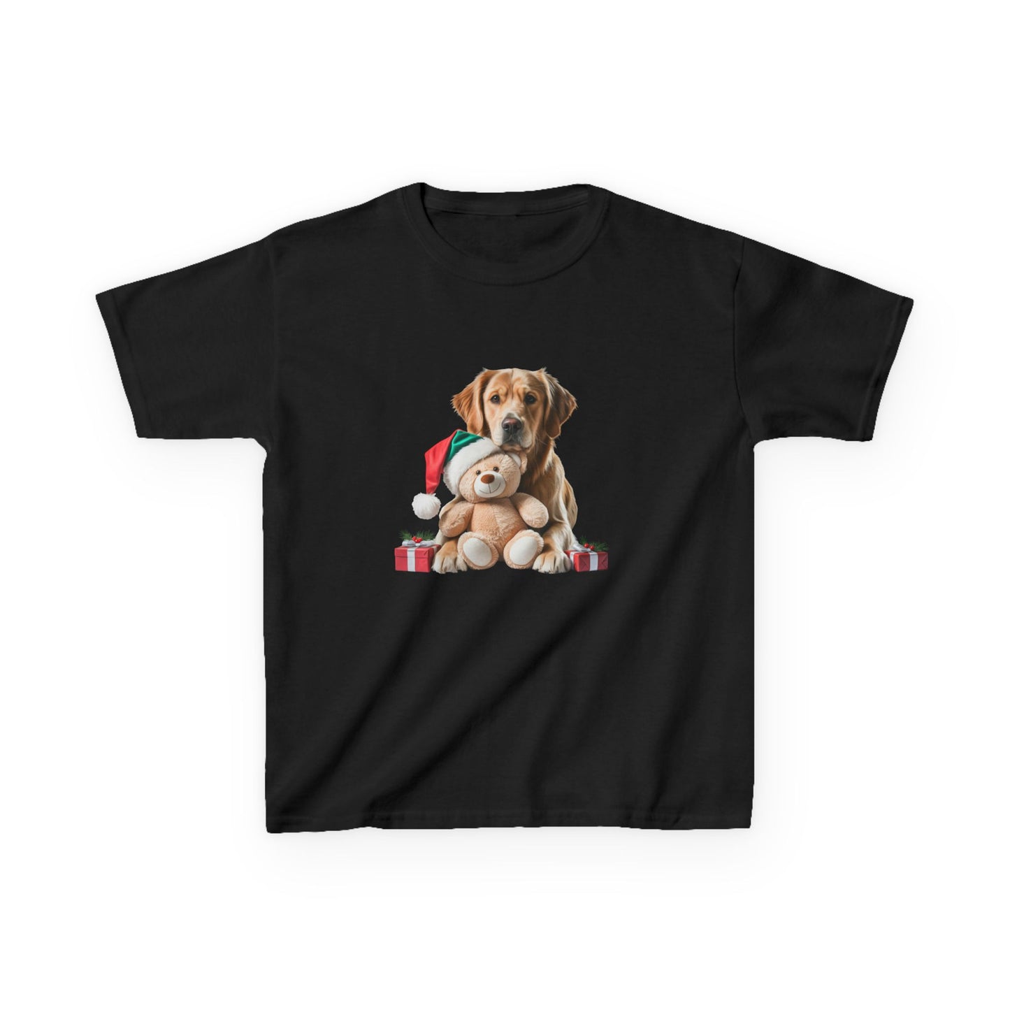 Kids Christmas Dog T-Shirt, Festive Dog Kids Christmas Tee, Cute Pet Lover Shirt, Holiday Apparel, Great Gift for Dog Owners