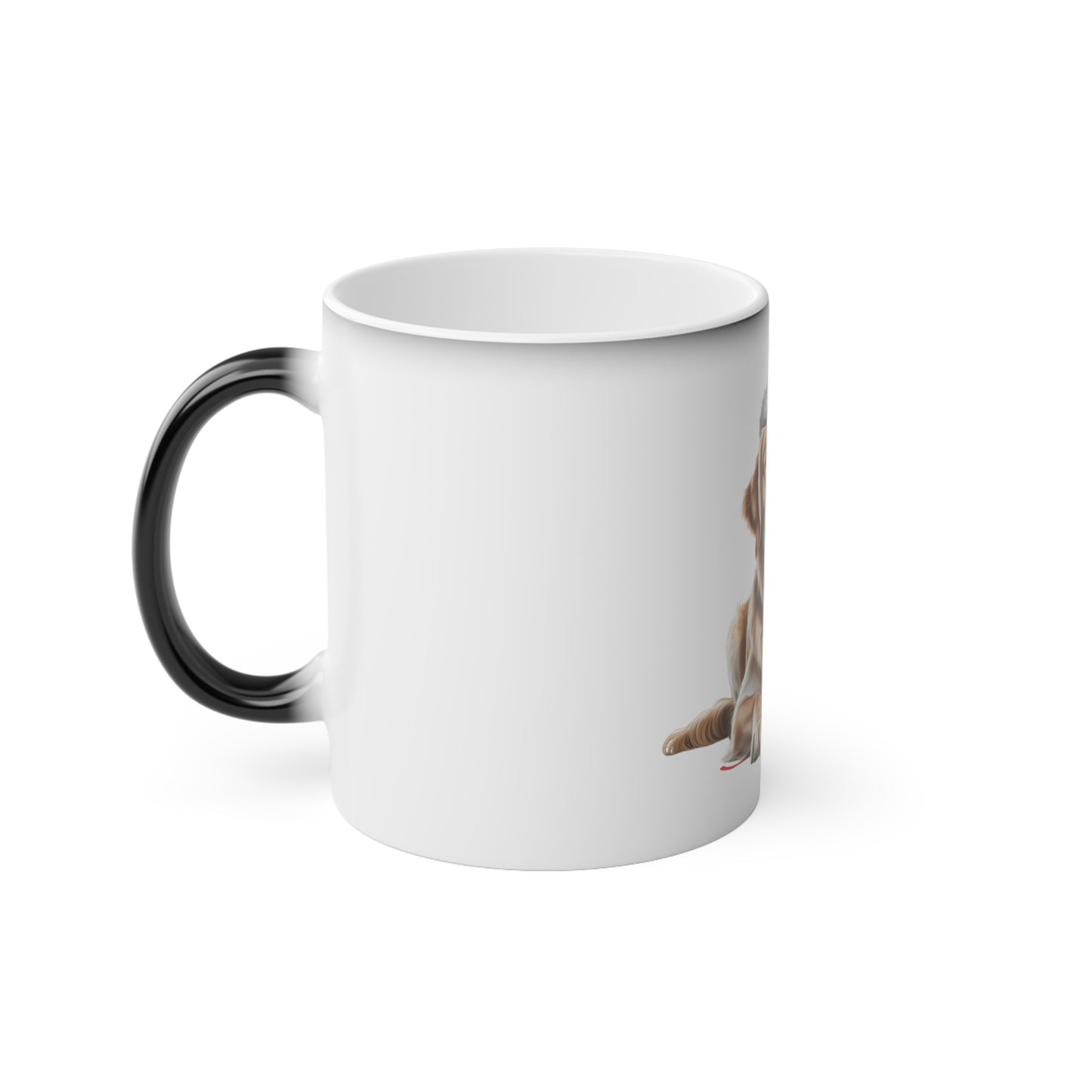 Happy Golden-mas Magic Mug - Christmas Gift for Dog Lovers, Pet Mug, Holiday Decor, Cute Coffee Cup, Seasonal Present