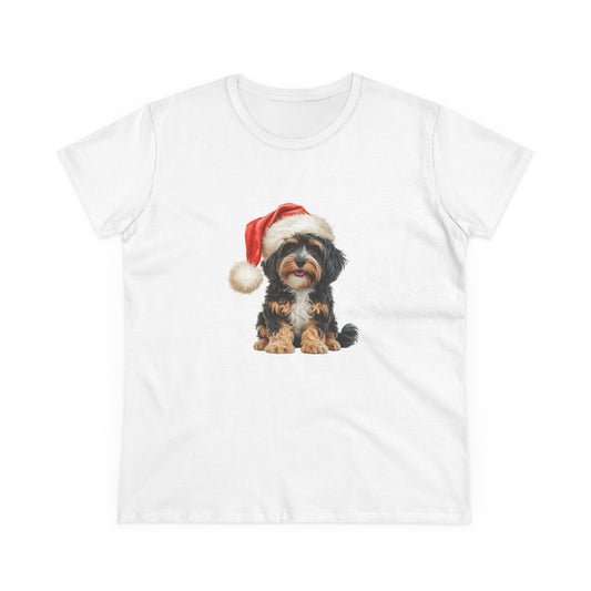 Furry & bright, with my Cavoodle Christmas! T-Shirt, Festive Cavoodle Dog Christmas Tee, Cute Pet Lover Shirt, Holiday Apparel, Great Gift for Dog Owners, Preppy Style Top