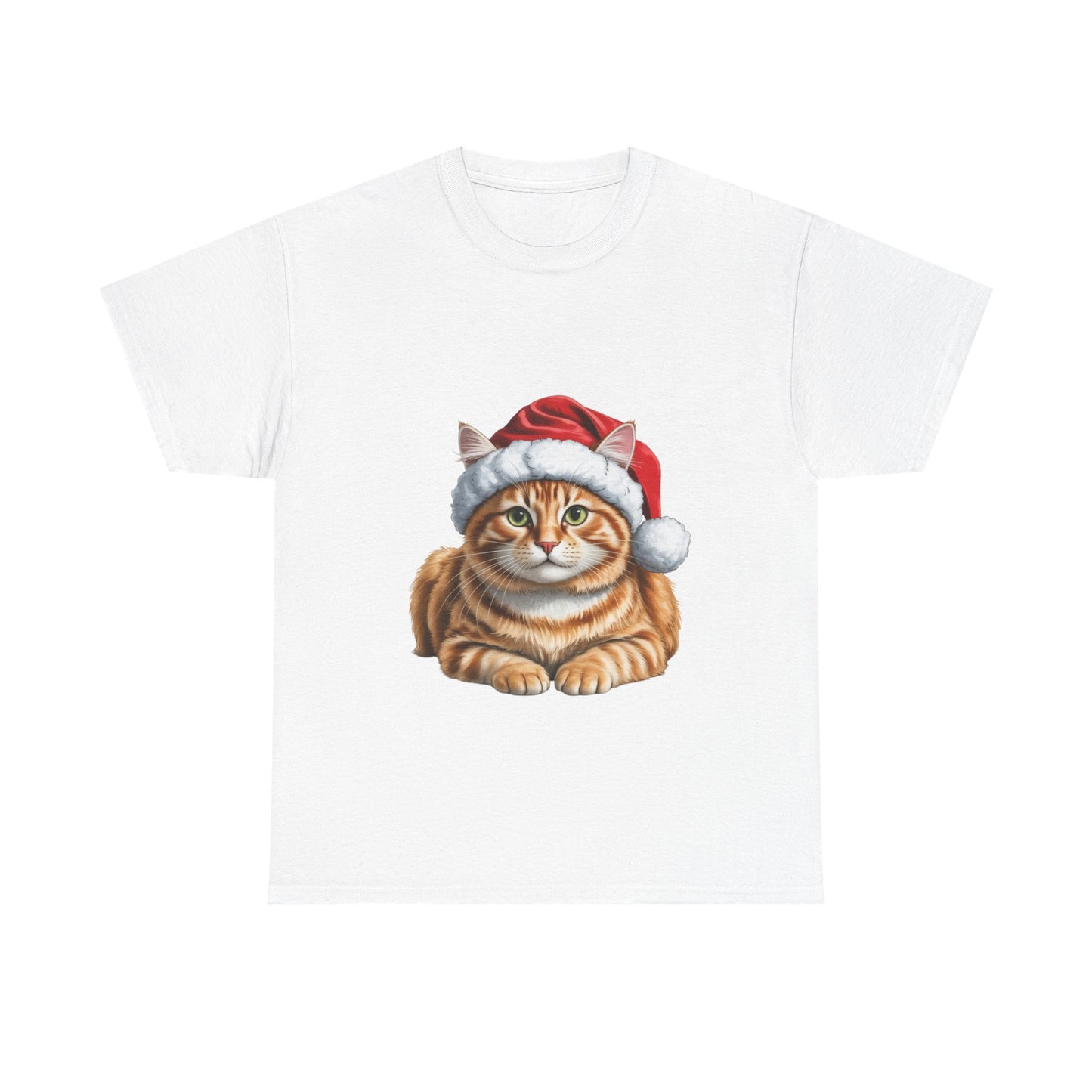 Ginger Christmas T-Shirt, Festive Ginger Cat Christmas Tee, Cute Pet Lover Shirt, Holiday Apparel, Great Gift for Pet Owners