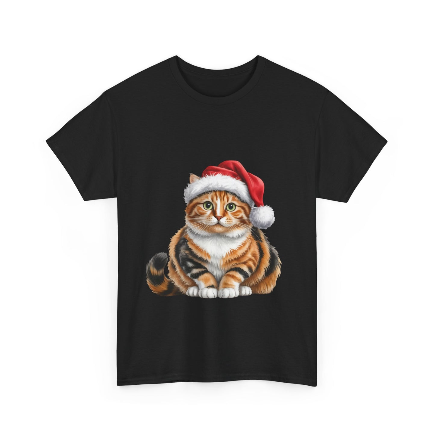 Calico Christmas T-Shirt, Festive Ginger Cat Christmas Tee, Cute Pet Lover Shirt, Holiday Apparel, Great Gift for Pet Owners