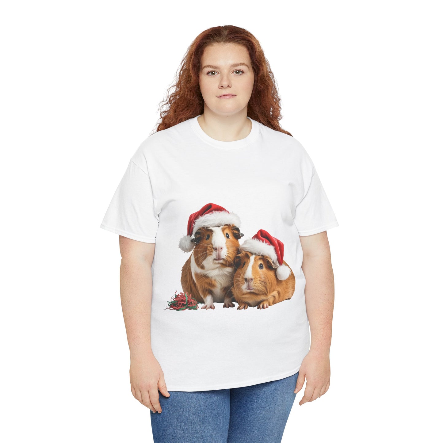 Christmas Guinea Pigs T-Shirt – Holiday Pet Lover Tee, Festive Small Animal Shirt, Cute Guinea Pig Xmas Gift, Adorable Pet Apparel, Holiday Rodent Shirt for Guinea Pig Lovers