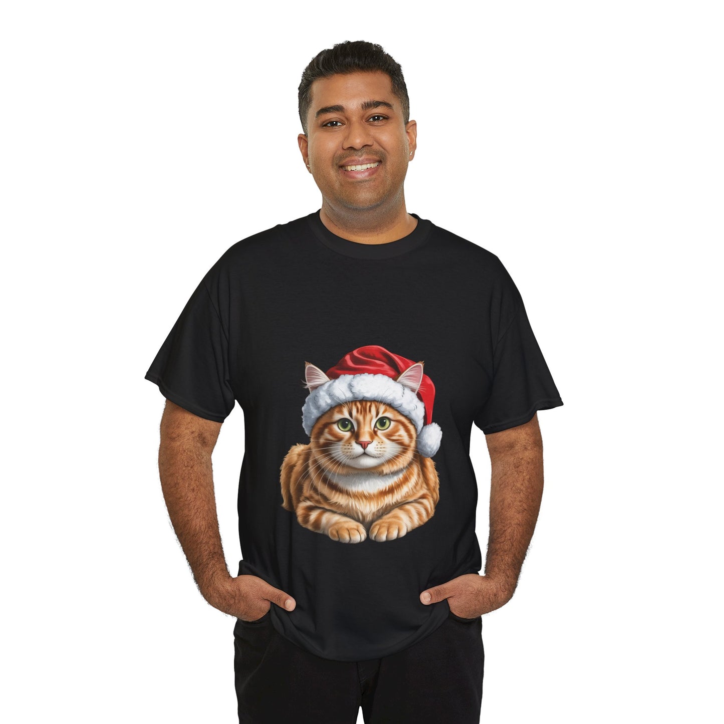 Ginger Christmas T-Shirt, Festive Ginger Cat Christmas Tee, Cute Pet Lover Shirt, Holiday Apparel, Great Gift for Pet Owners