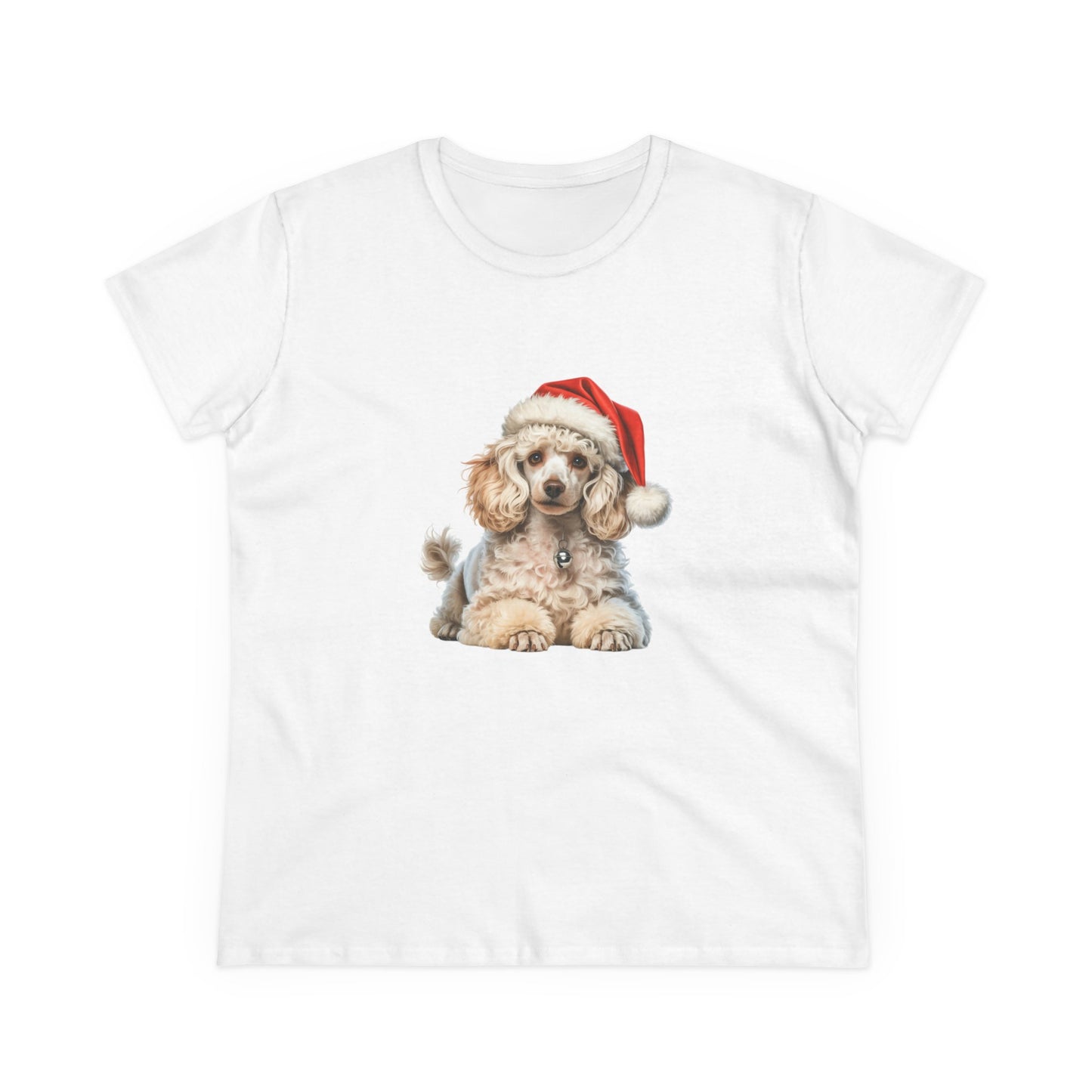 Poodle Christmas T-Shirt, Festive Chocolate Labrador Dog Christmas Tee, Cute Pet Lover Shirt, Holiday Apparel, Great Gift for Dog Owners