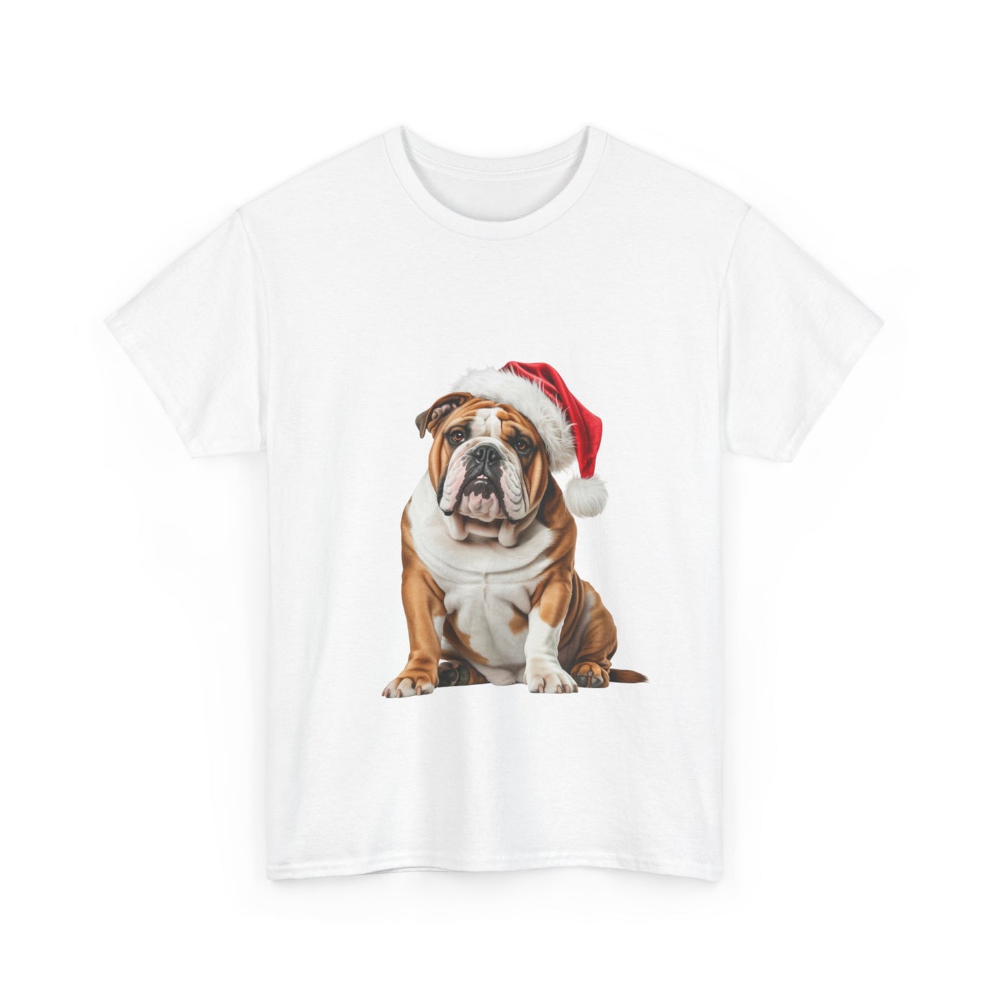 British Bulldog Christmas T-Shirt, Festive British Bulldog Christmas Tee, Cute Pet Lover Shirt, Holiday Apparel, Great Gift for Dog Owners