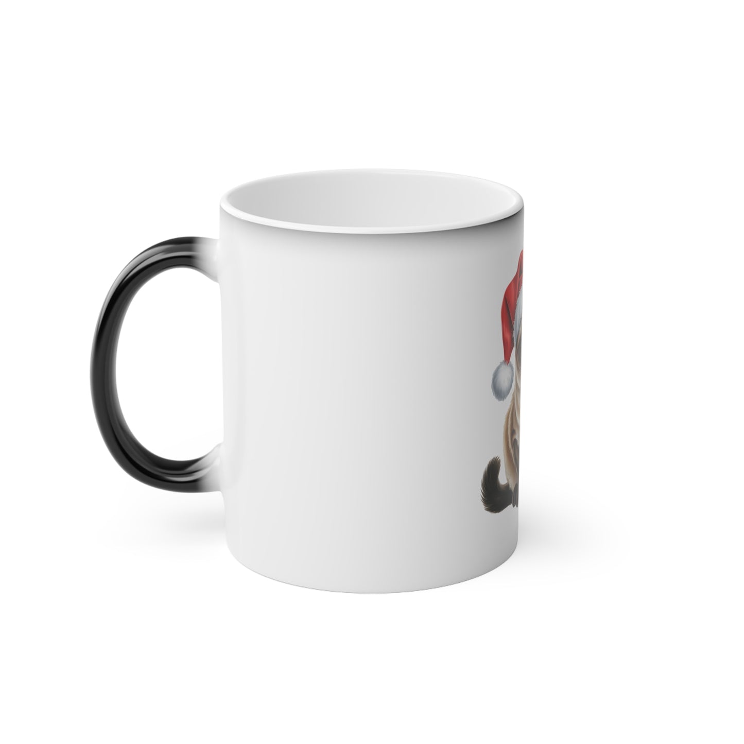 Siamese Cat Christmas Magic Mug, Holiday Gift, Cute Pet Lover Mug, Fun Coffee Cup, Festive Decor