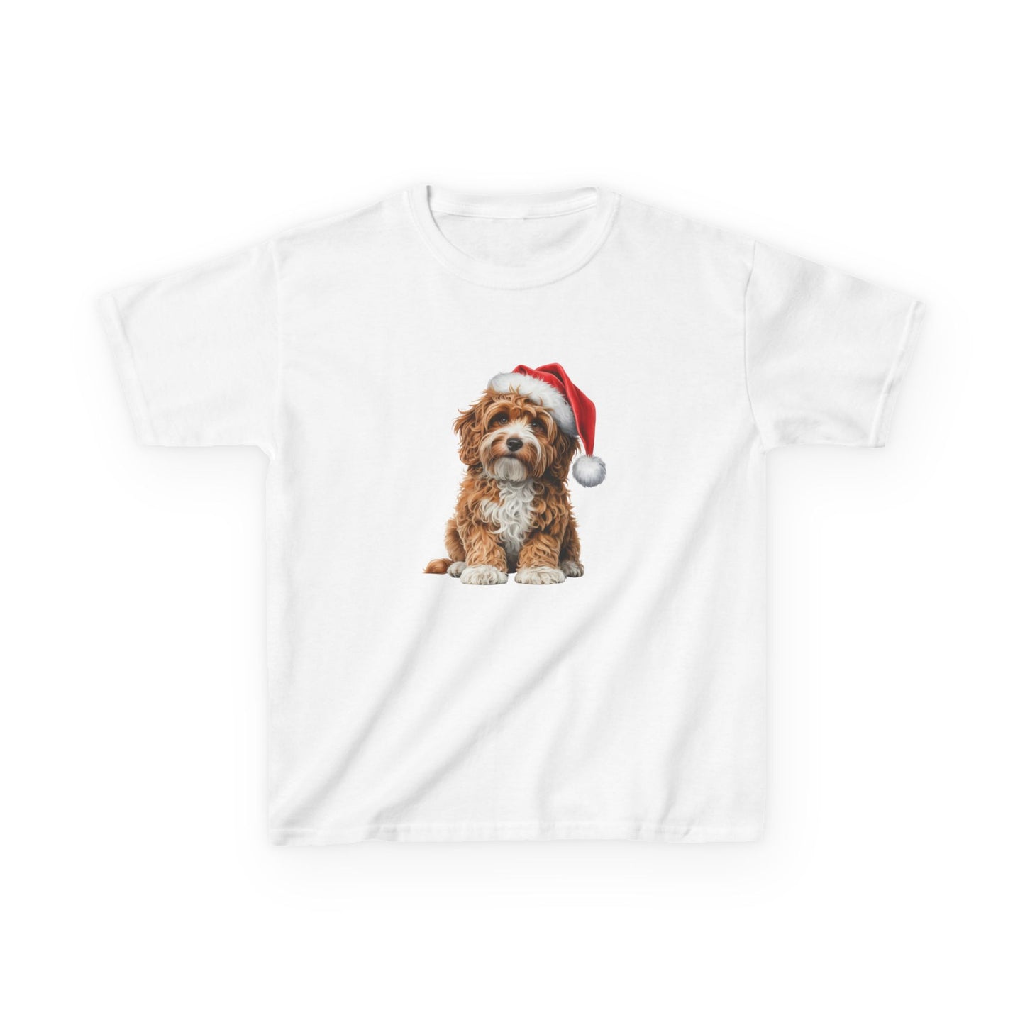 Kids Cavoodle Christmas Dog T-Shirt, Festive Cavoodle Dog Kids Christmas Tee, Cute Pet Lover Shirt, Holiday Apparel, Great Gift for Dog Owners