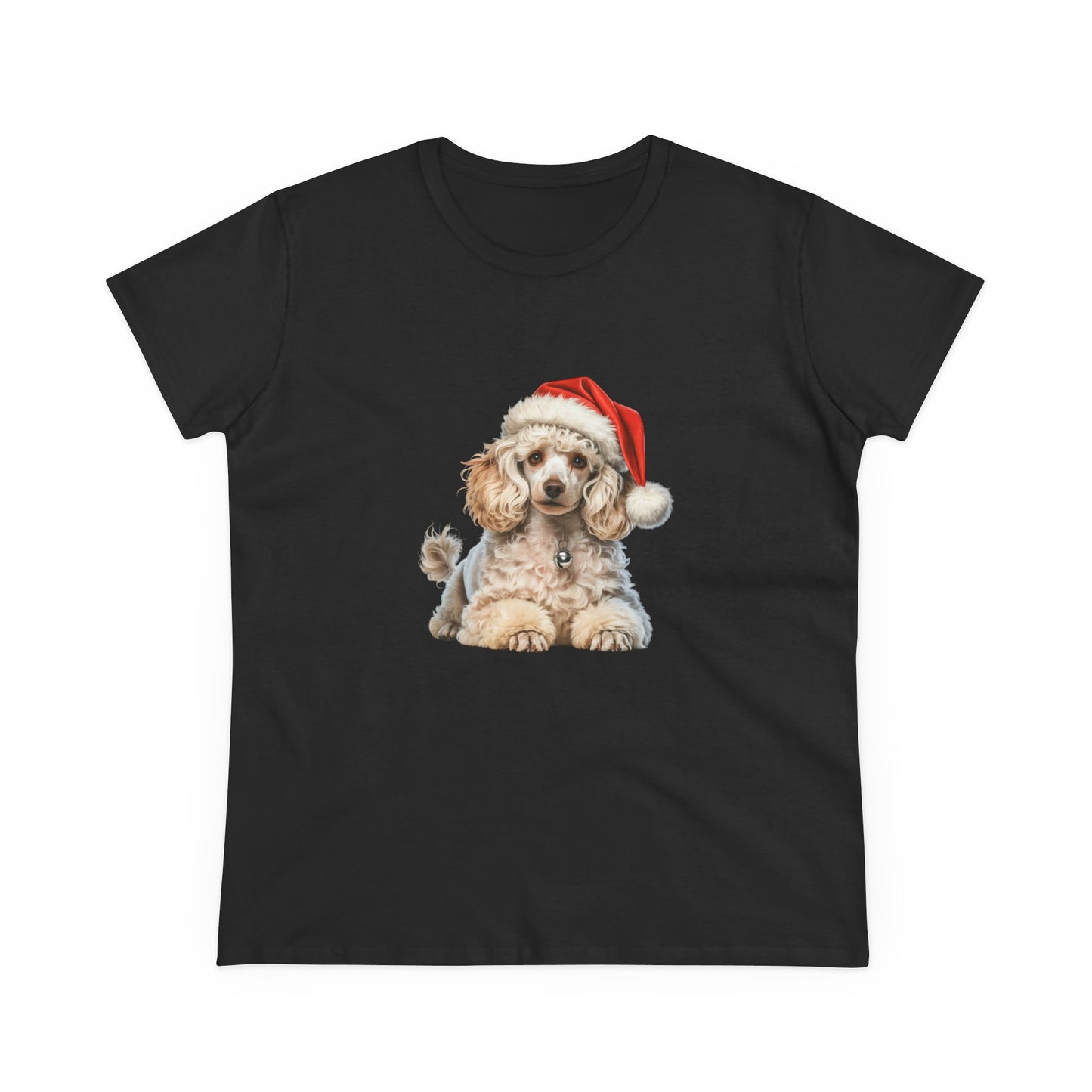 Poodle Christmas T-Shirt, Festive Chocolate Labrador Dog Christmas Tee, Cute Pet Lover Shirt, Holiday Apparel, Great Gift for Dog Owners