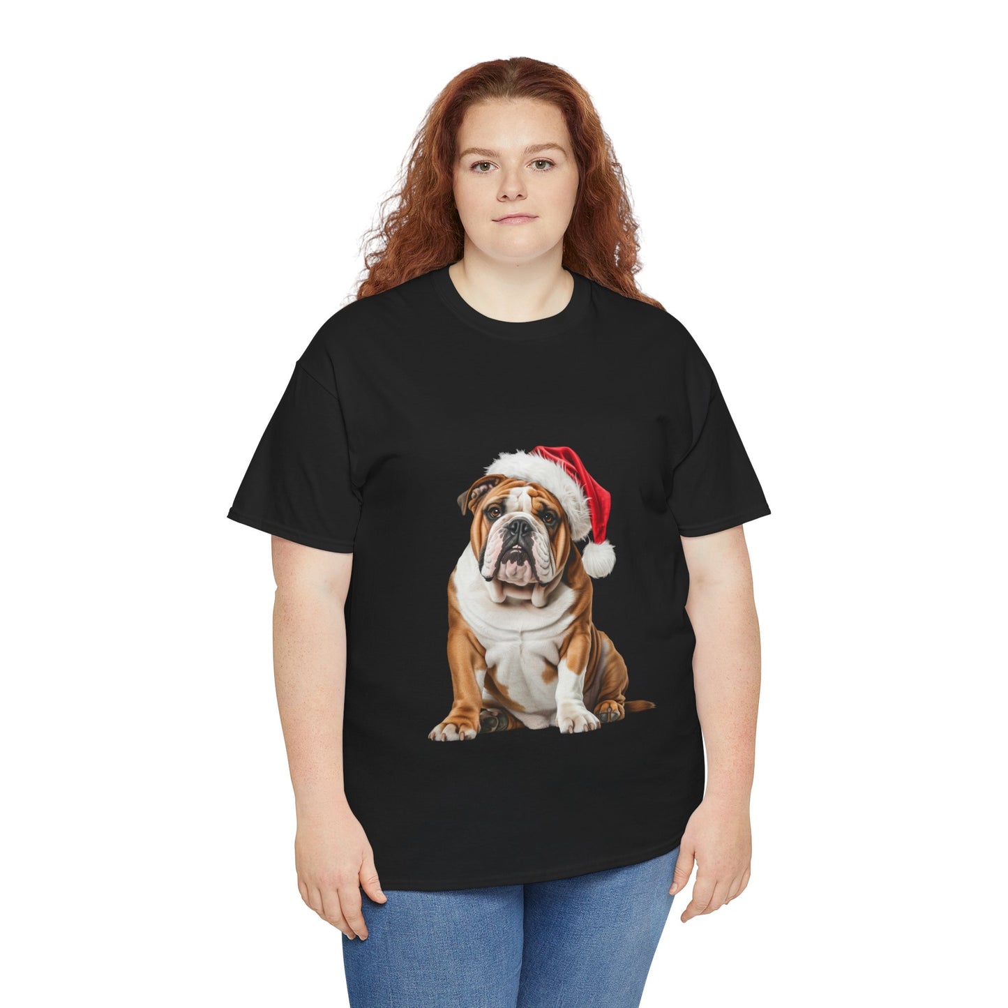 British Bulldog Christmas T-Shirt, Festive British Bulldog Christmas Tee, Cute Pet Lover Shirt, Holiday Apparel, Great Gift for Dog Owners