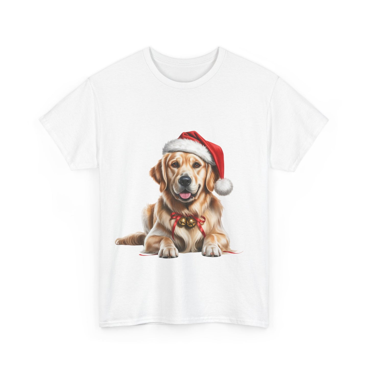 Golden Retriever T-Shirt, Festive Golden Retriever Dog Christmas Tee, Cute Pet Lover Shirt, Holiday Apparel, Great Gift for Dog Owners