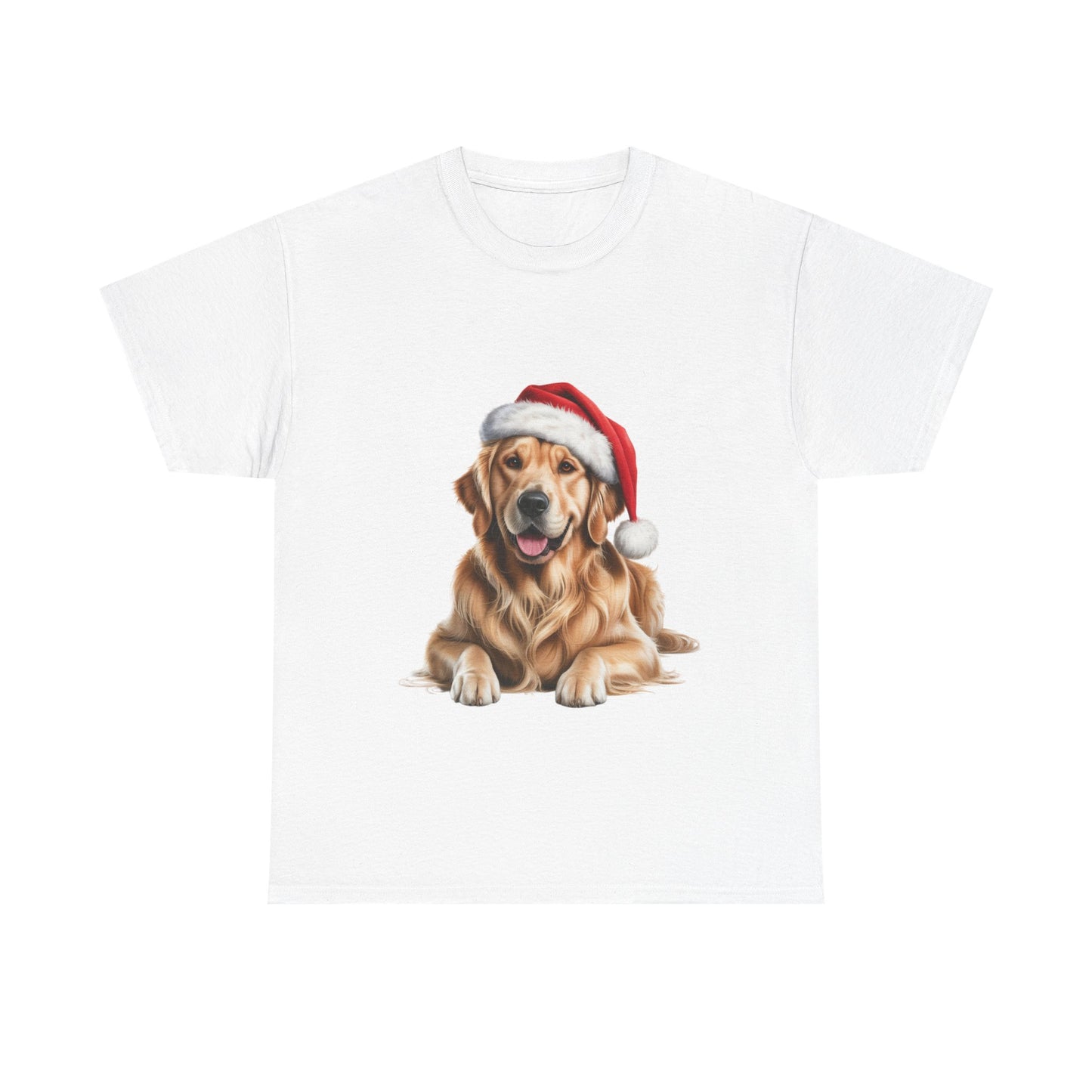 Santa's little Golden Retriever T-Shirt, Festive Golden Retriever Dog Christmas Tee, Cute Pet Lover Shirt, Holiday Apparel, Great Gift for Dog Owners