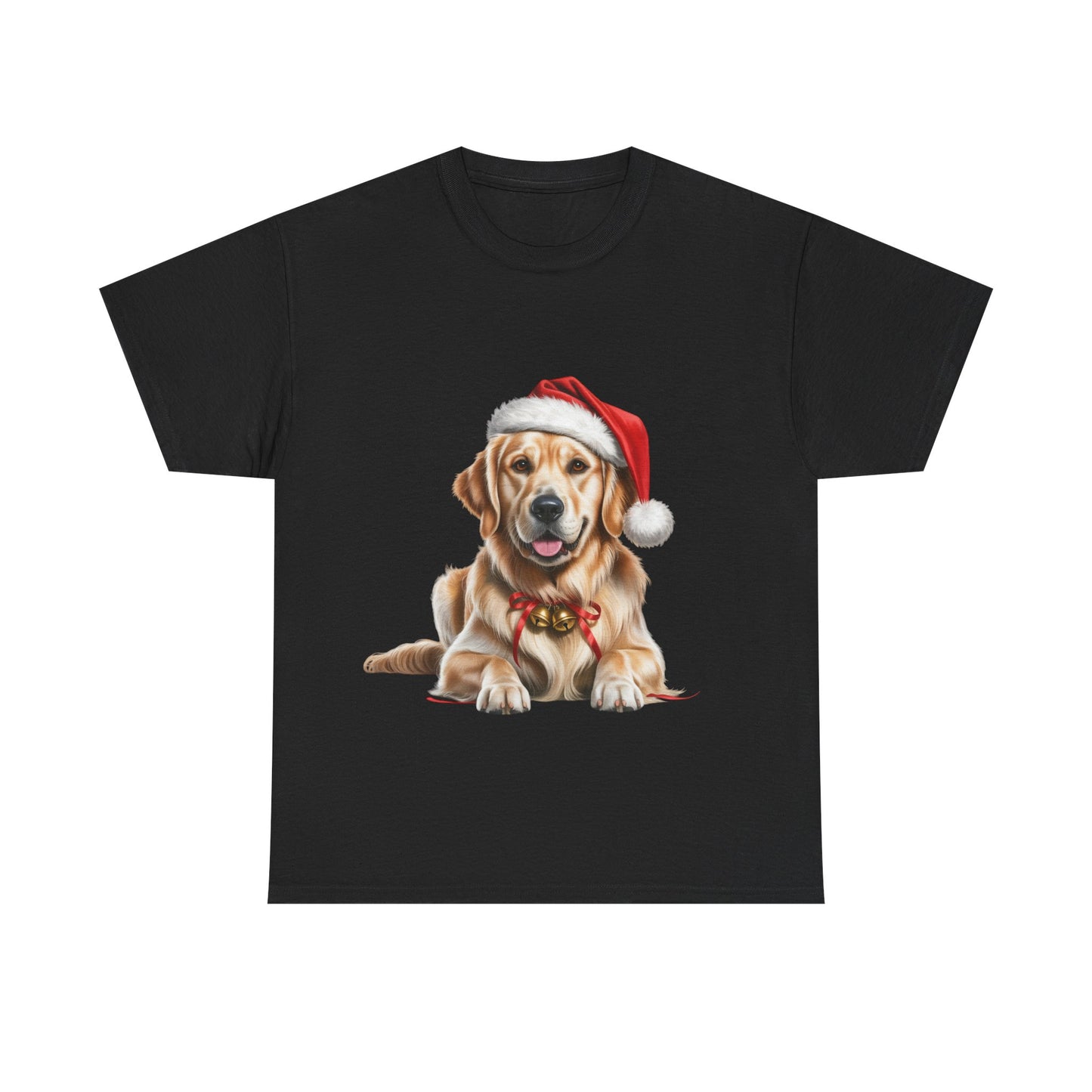 Golden Retriever T-Shirt, Festive Golden Retriever Dog Christmas Tee, Cute Pet Lover Shirt, Holiday Apparel, Great Gift for Dog Owners