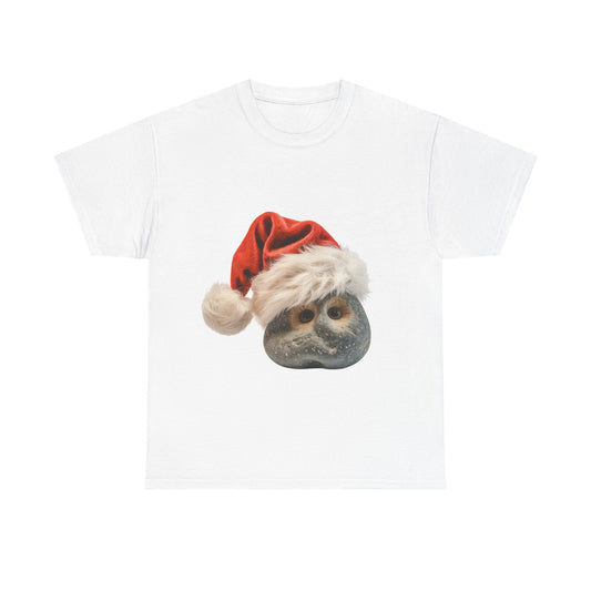 Christmas Gray Pet Rock T-Shirt – Funny Holiday Rock Lover Tee, Festive Gag Gift Shirt, Cute Pet Rock Xmas Gift, Humor Lover Apparel, Holiday Novelty Shirt for Pet Rock Fans