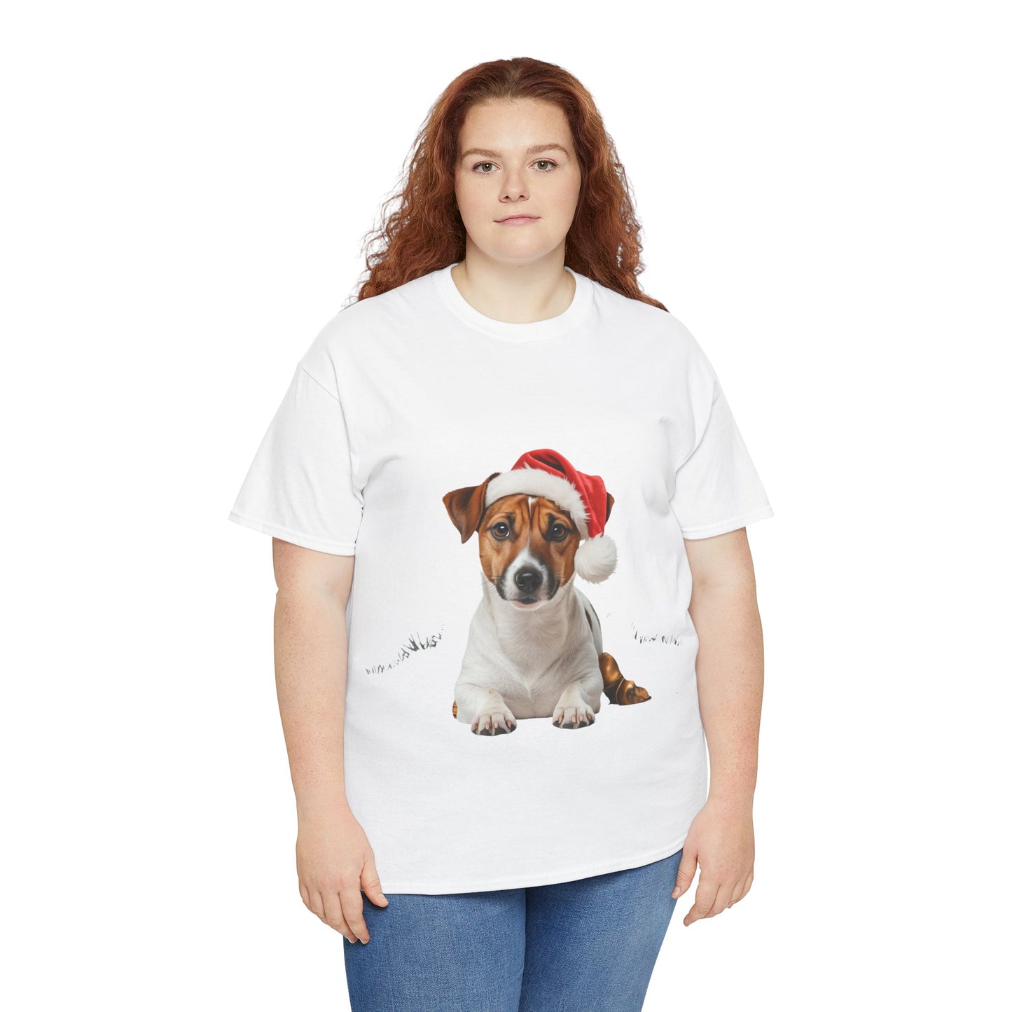 Jack Russell Christmas T-Shirt, Festive Jack Russell Dog Christmas Tee, Cute Pet Lover Shirt, Holiday Apparel, Great Gift for Dog Owners