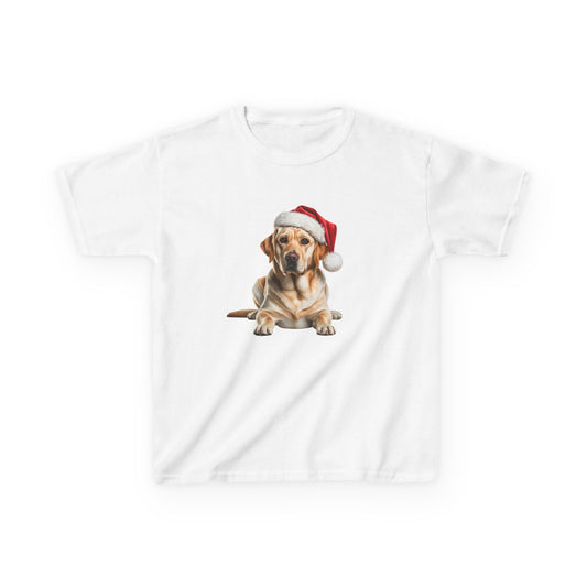 Kids Labrador Christmas Dog T-Shirt, Festive Labrador Dog Kids Christmas Tee, Cute Pet Lover Shirt, Holiday Apparel, Great Gift for Dog Owners