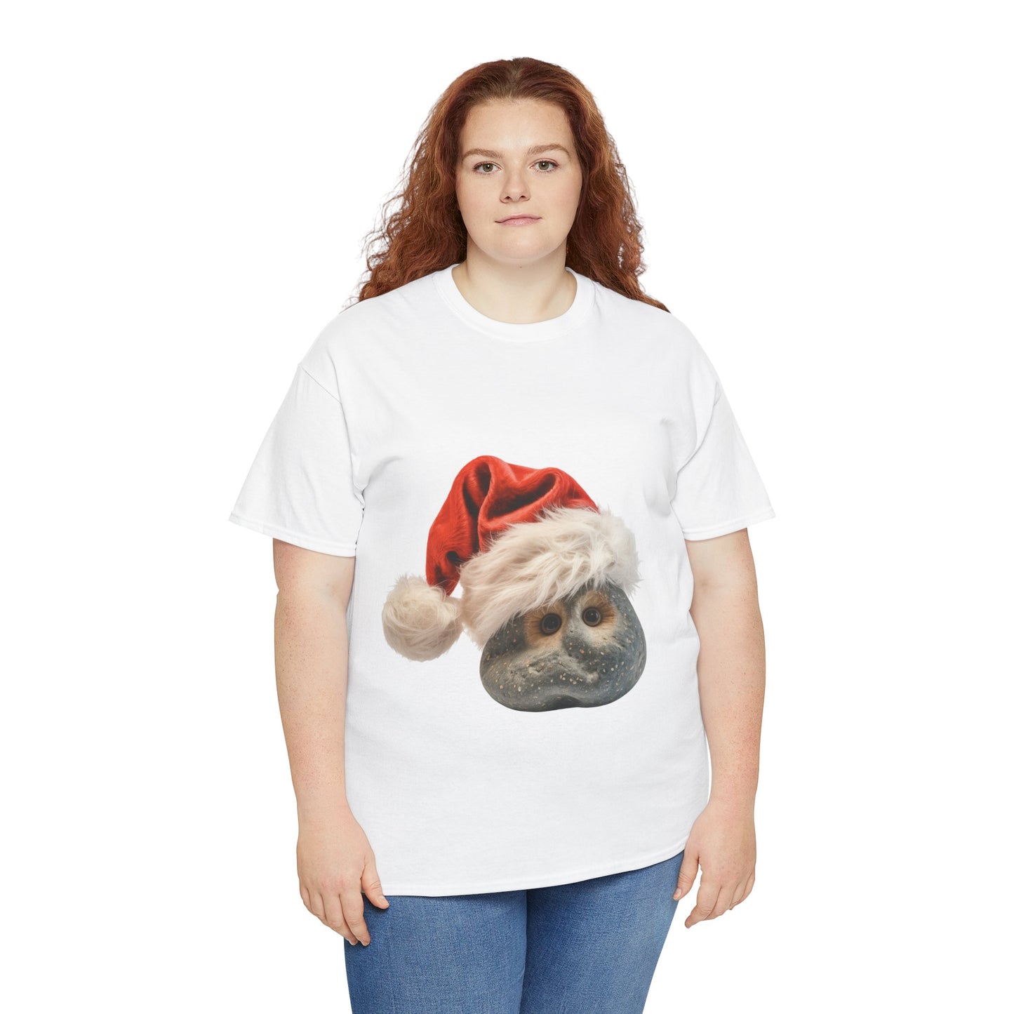 Christmas Gray Pet Rock T-Shirt – Funny Holiday Rock Lover Tee, Festive Gag Gift Shirt, Cute Pet Rock Xmas Gift, Humor Lover Apparel, Holiday Novelty Shirt for Pet Rock Fans