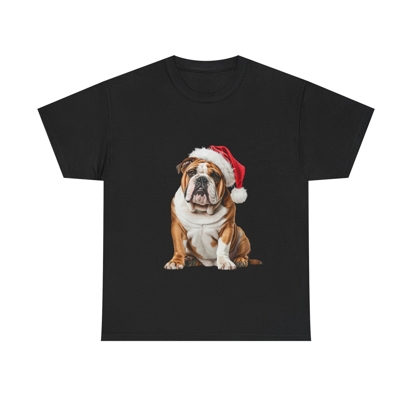 British Bulldog Christmas T-Shirt, Festive British Bulldog Christmas Tee, Cute Pet Lover Shirt, Holiday Apparel, Great Gift for Dog Owners