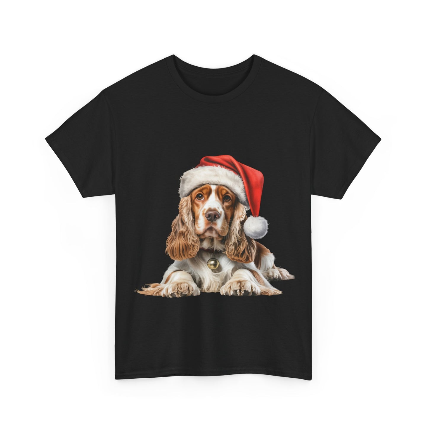 Cocker Spaniel Christmas T-Shirt, Festive Cocker Spaniel Dog Christmas Tee, Cute Pet Lover Shirt, Holiday Apparel, Great Gift for Dog Owners