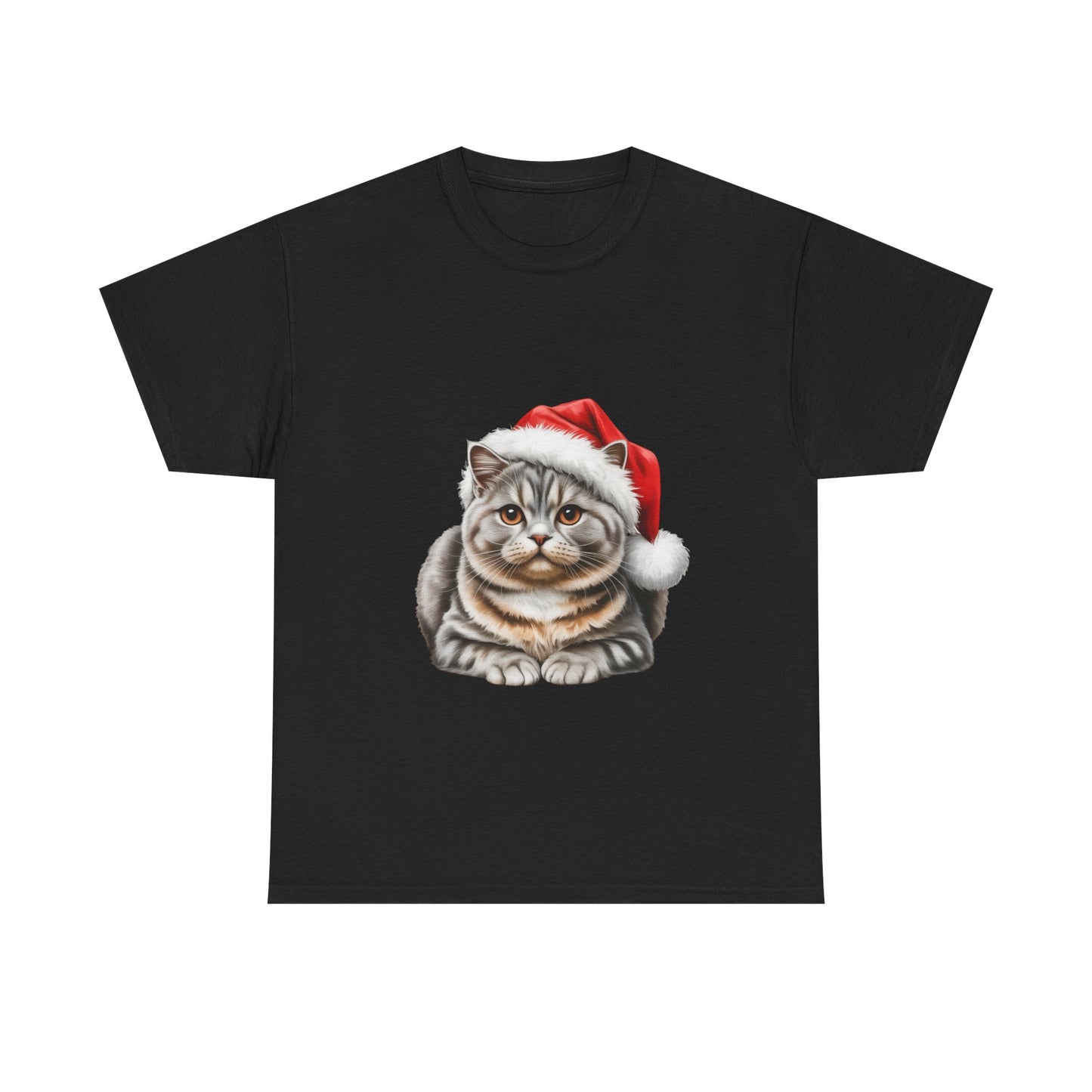 British Blue Christmas T-Shirt, Festive British Blue Cat Christmas Tee, Cute Pet Lover Shirt, Holiday Apparel, Great Gift for Pet Owners