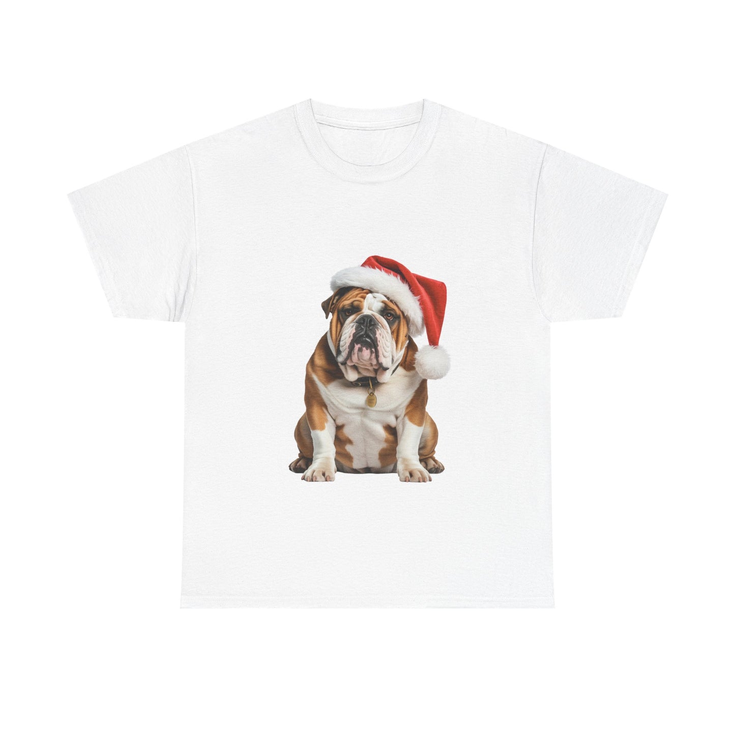 British Bulldog Christmas T-Shirt, Festive British Bulldog Christmas Tee, Cute Pet Lover Shirt, Holiday Apparel, Great Gift for Dog Owners