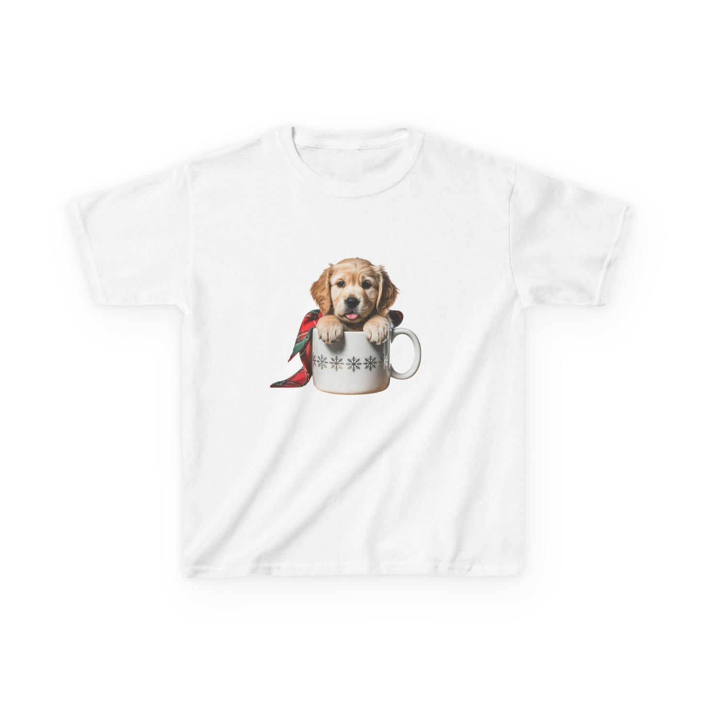 Kids Christmas Dog T-Shirt, Festive Dog Kids Christmas Tee, Cute Pet Lover Shirt, Holiday Apparel, Great Gift for Dog Owners