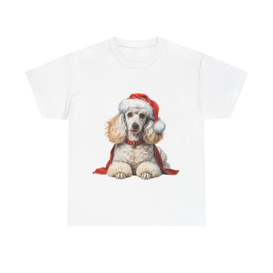Poodle Christmas T-Shirt, Festive Poodle Dog Christmas Tee, Cute Pet Lover Shirt, Holiday Apparel, Great Gift for Dog Owners