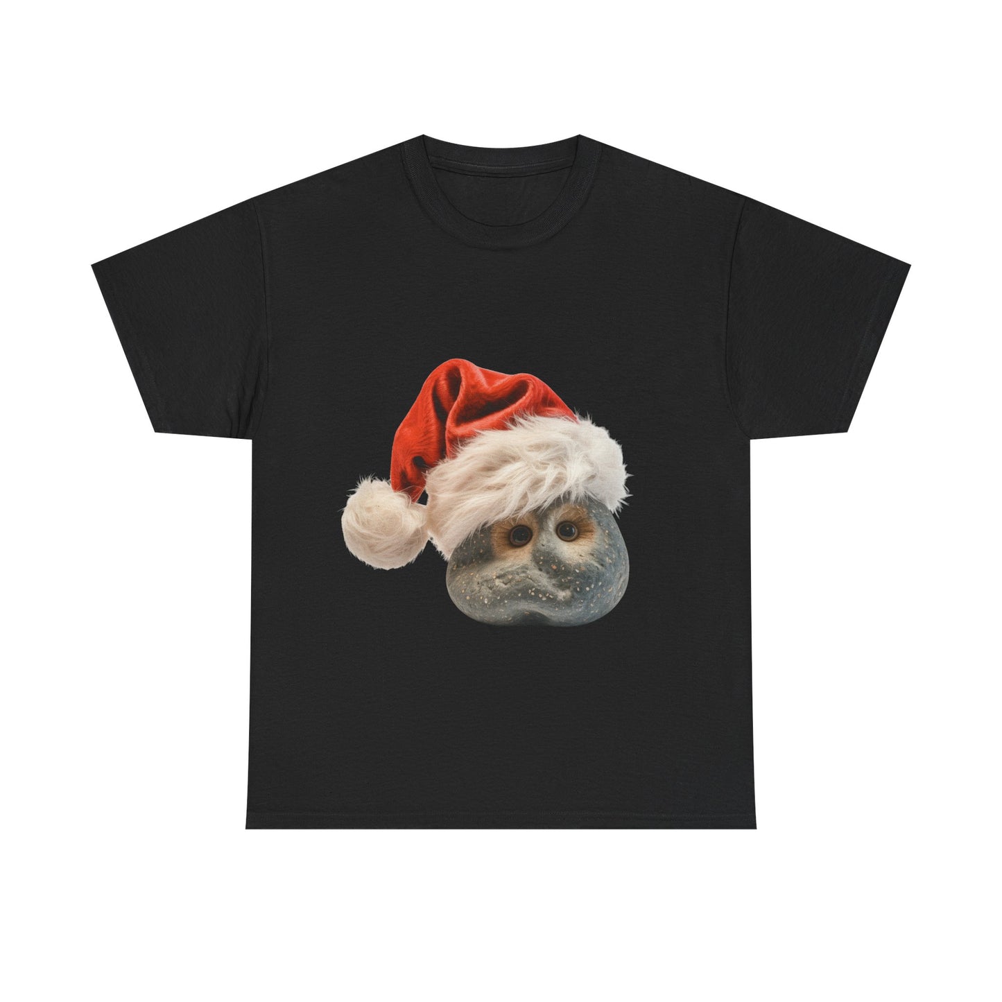 Christmas Gray Pet Rock T-Shirt – Funny Holiday Rock Lover Tee, Festive Gag Gift Shirt, Cute Pet Rock Xmas Gift, Humor Lover Apparel, Holiday Novelty Shirt for Pet Rock Fans