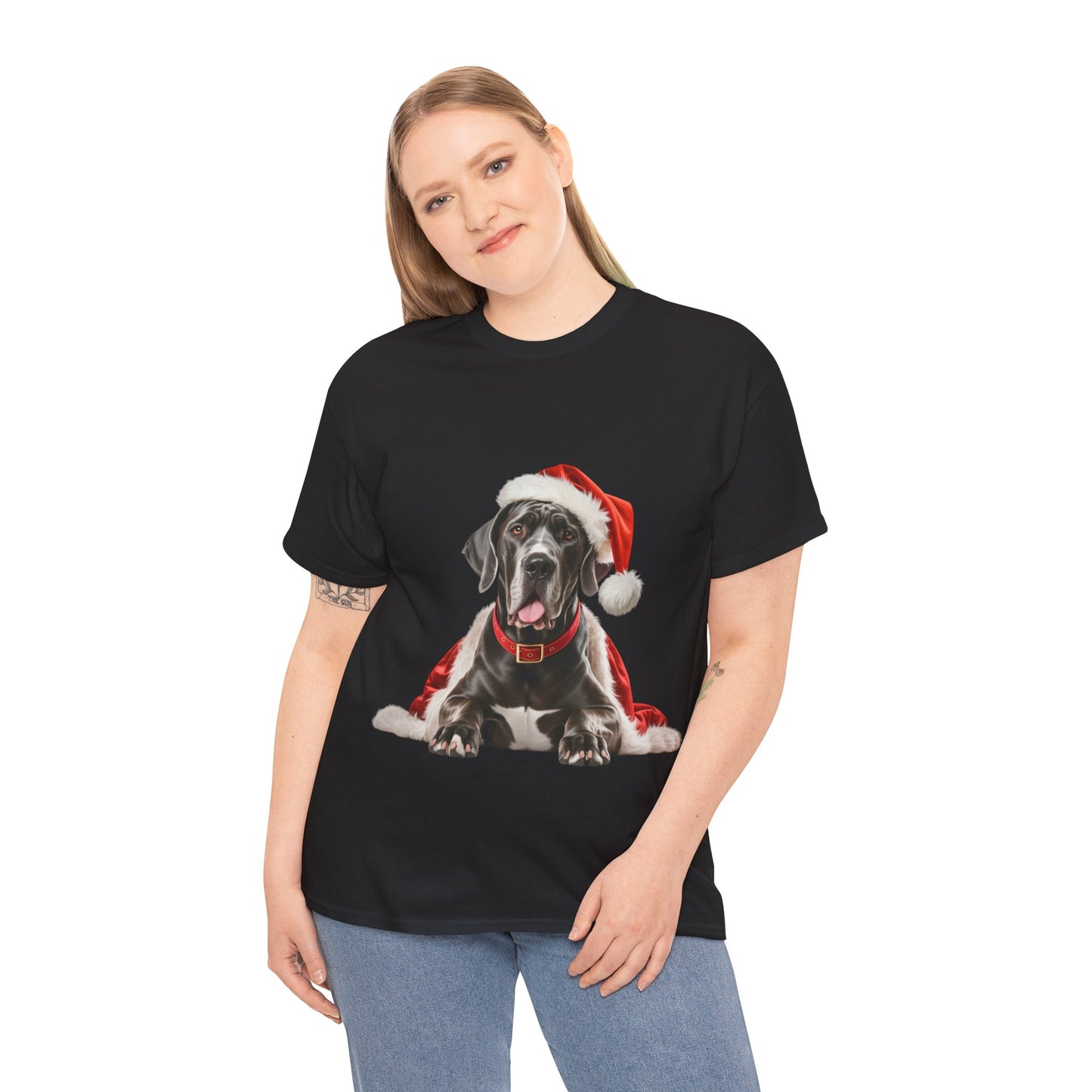 Great Dane Christmas T-Shirt, Festive Great Dane Dog Christmas Tee, Cute Pet Lover Shirt, Holiday Apparel, Great Gift for Dog Owners