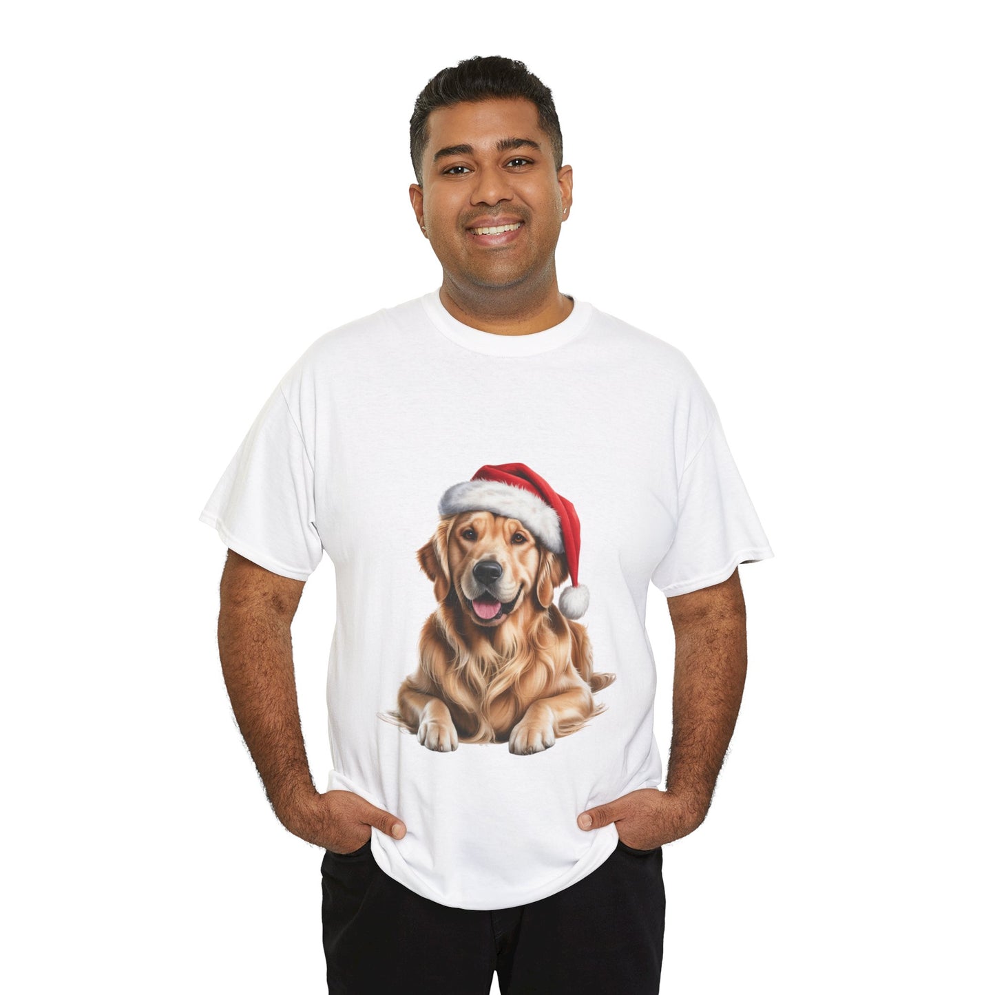 Santa's little Golden Retriever T-Shirt, Festive Golden Retriever Dog Christmas Tee, Cute Pet Lover Shirt, Holiday Apparel, Great Gift for Dog Owners