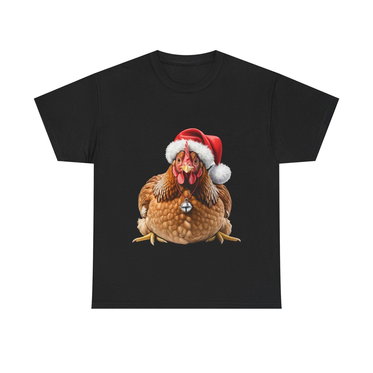 Chicken Christmas T-Shirt – Holiday Farm Animal Lover Tee, Festive Poultry Shirt, Cute Chicken Xmas Gift, Nature Lover Apparel, Holiday Barnyard Shirt for Chicken Lovers