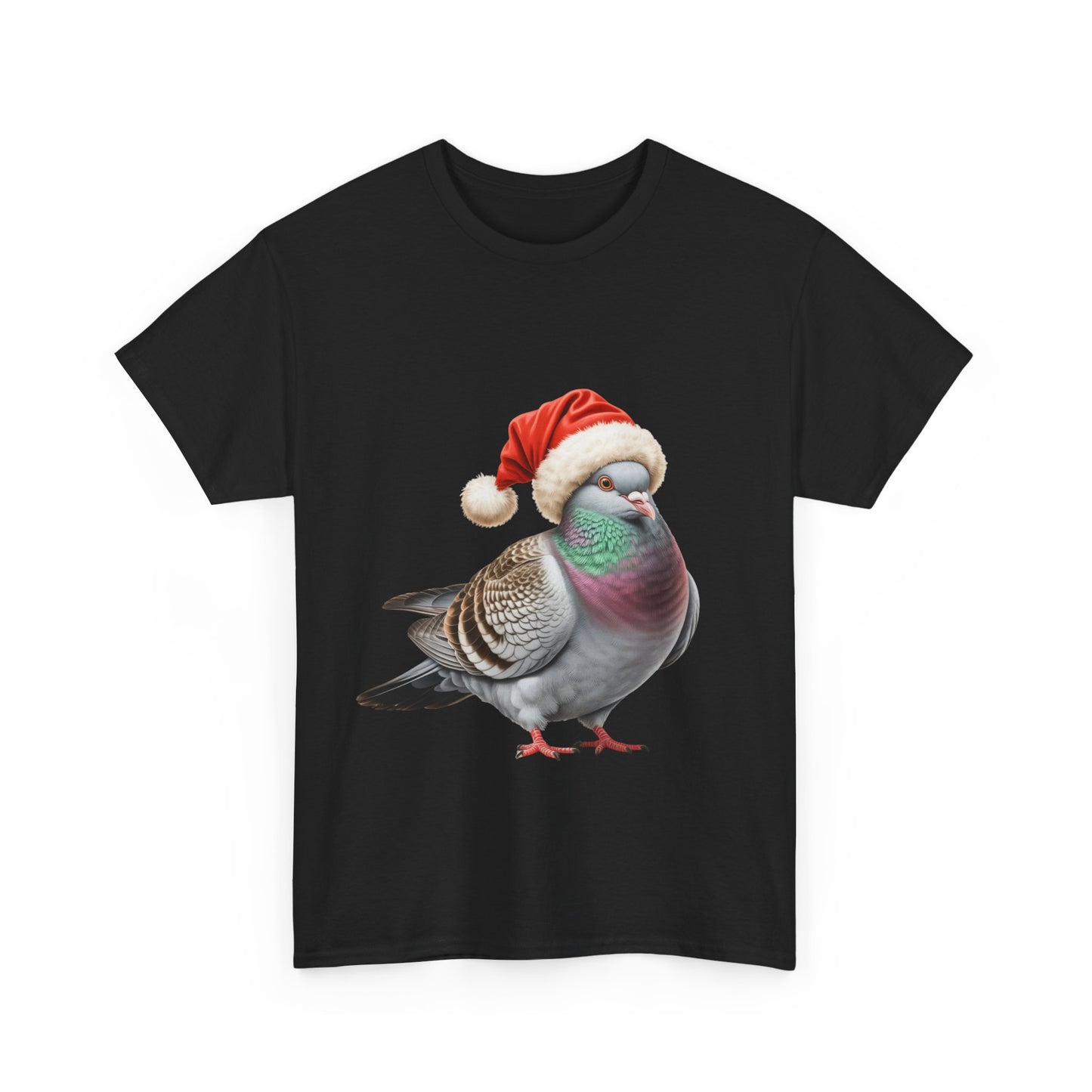 Pigeon Christmas T-Shirt – Holiday Pigeon Lover Tee, Festive Urban Bird Shirt, Cute Pigeon Xmas Gift, Nature Lover Apparel, Holiday Feathered Friend Shirt for Pigeon Lovers
