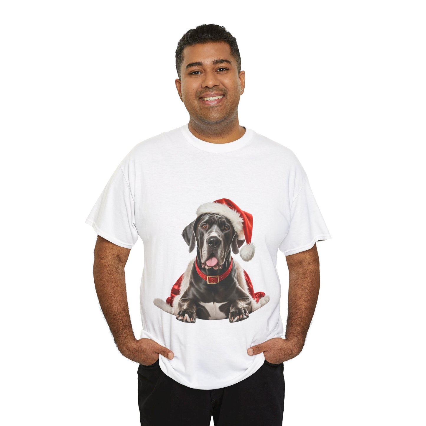 Great Dane Christmas T-Shirt, Festive Great Dane Dog Christmas Tee, Cute Pet Lover Shirt, Holiday Apparel, Great Gift for Dog Owners