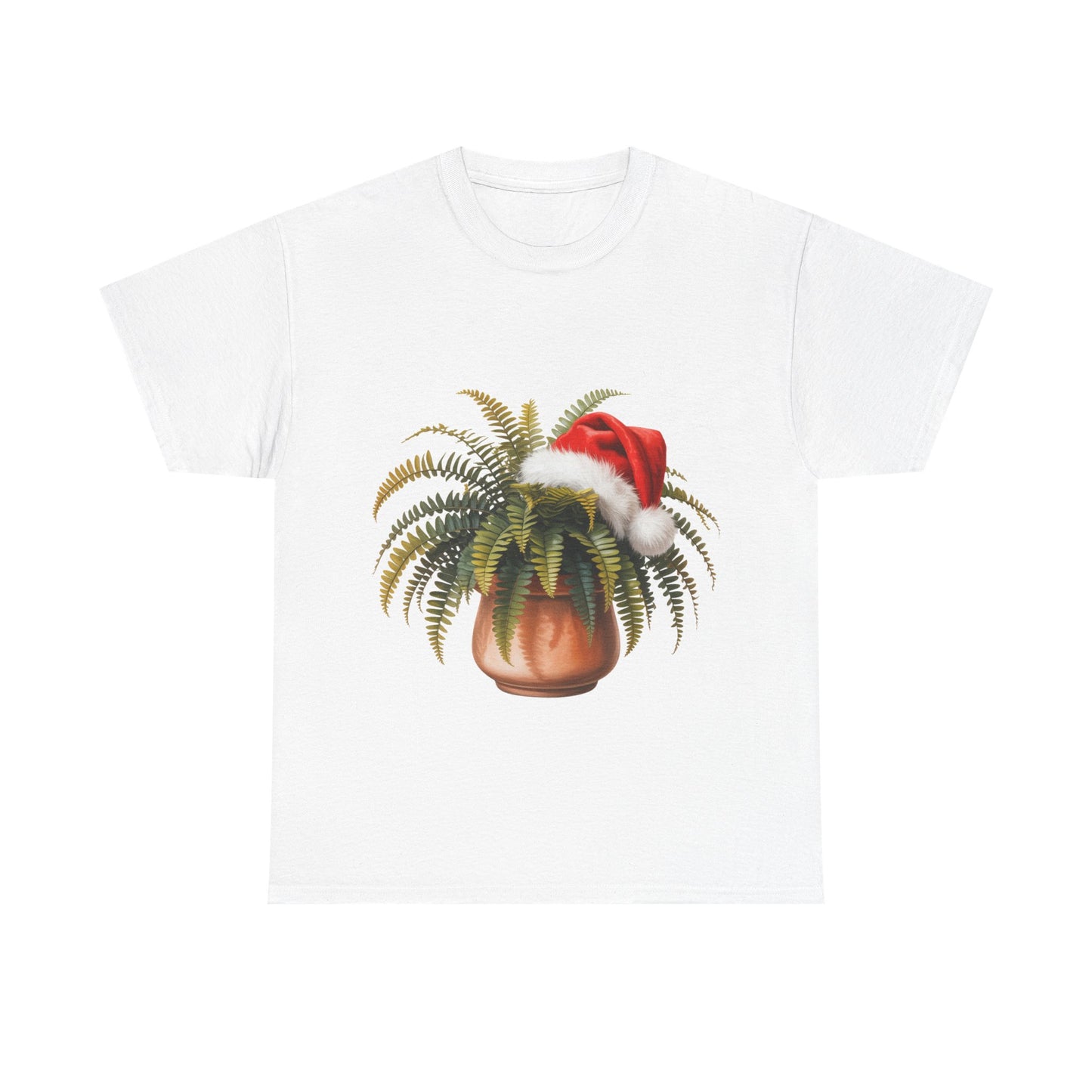 Christmas Fern T-Shirt – Holiday Plant Lover Tee, Festive Botanical Shirt, Greenery Xmas Gift, Nature Lover Apparel, Holiday Garden Shirt for Plant Lovers