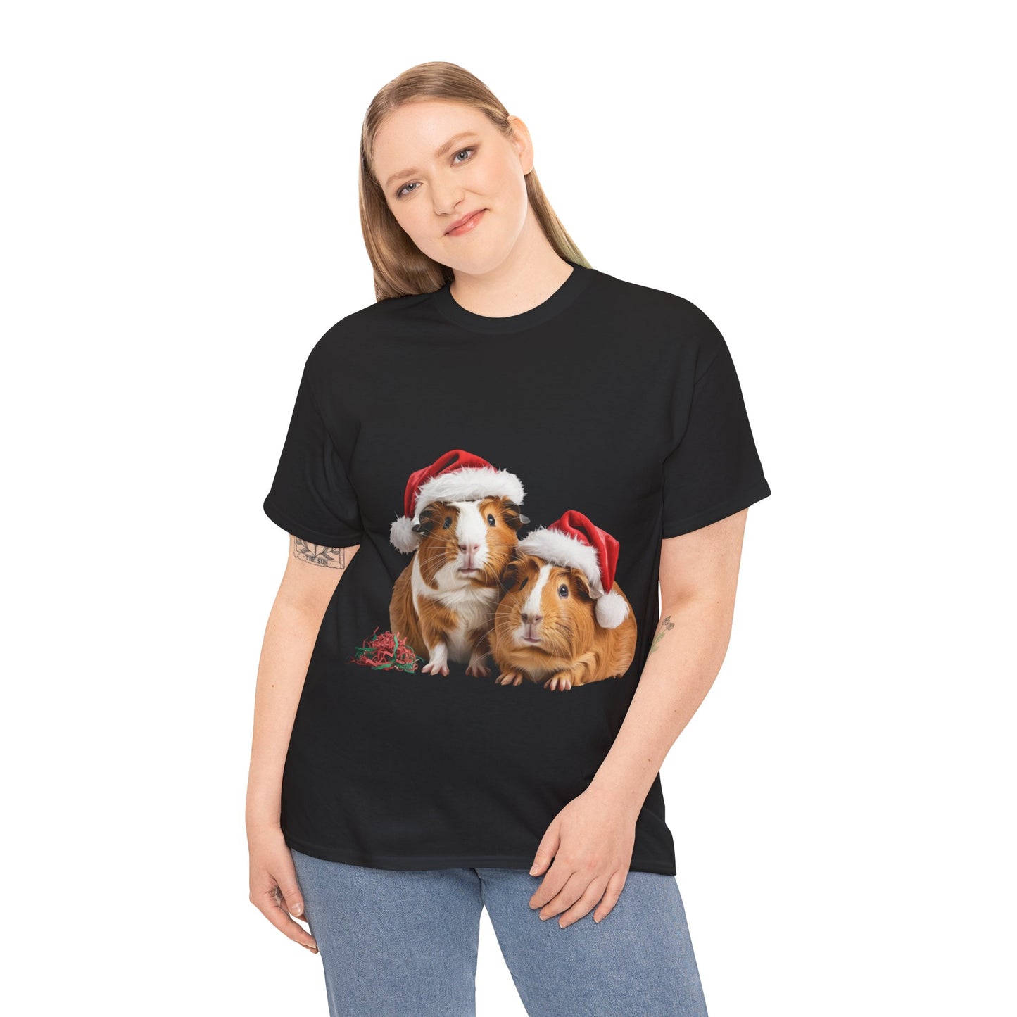 Christmas Guinea Pigs T-Shirt – Holiday Pet Lover Tee, Festive Small Animal Shirt, Cute Guinea Pig Xmas Gift, Adorable Pet Apparel, Holiday Rodent Shirt for Guinea Pig Lovers