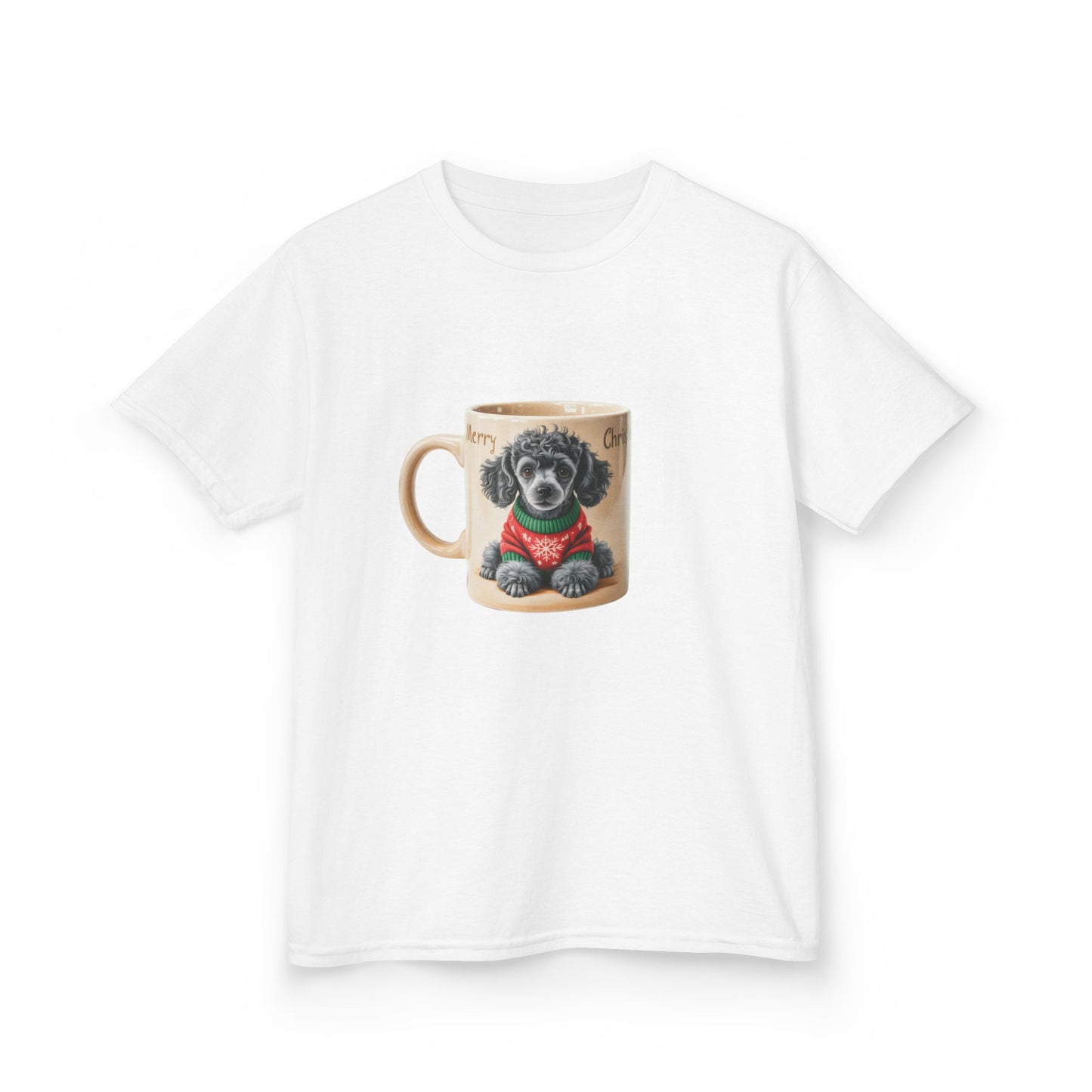 Kids Christmas Dog T-Shirt, Festive Dog Kids Christmas Tee, Cute Pet Lover Shirt, Holiday Apparel, Great Gift for Dog Owners