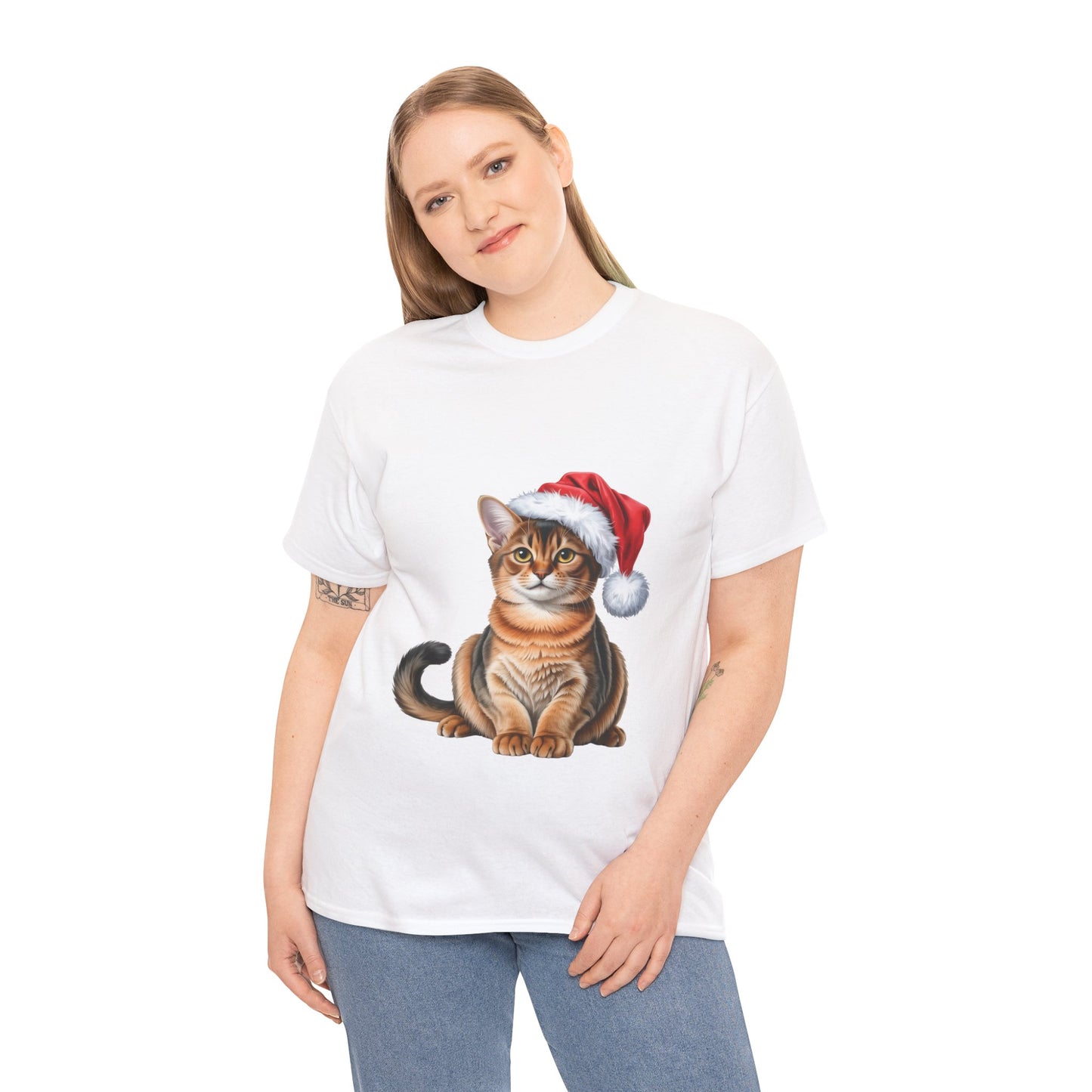 Abyssinian Christmas T-Shirt, Festive Abyssinian Cat Christmas Tee, Cute Pet Lover Shirt, Holiday Apparel, Great Gift for Pet Owners