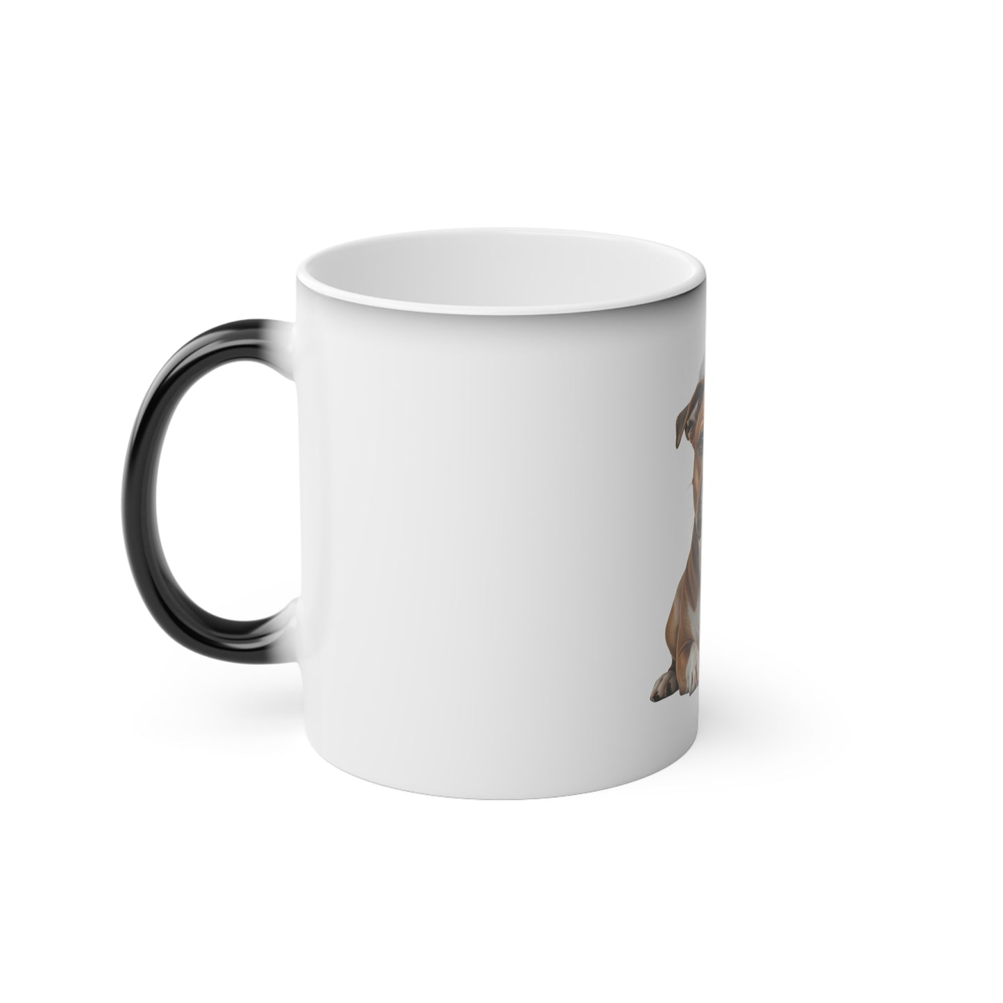 Merry Staffy-mas Magic Mug - Christmas Gift for Dog Lovers, Pet Mug, Holiday Decor, Cute Coffee Cup, Seasonal Present