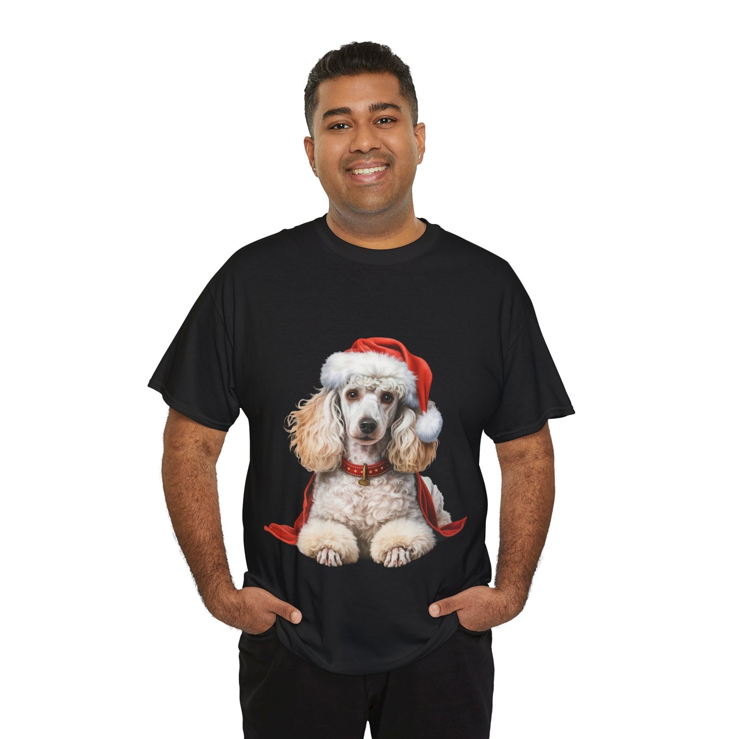 Poodle Christmas T-Shirt, Festive Poodle Dog Christmas Tee, Cute Pet Lover Shirt, Holiday Apparel, Great Gift for Dog Owners