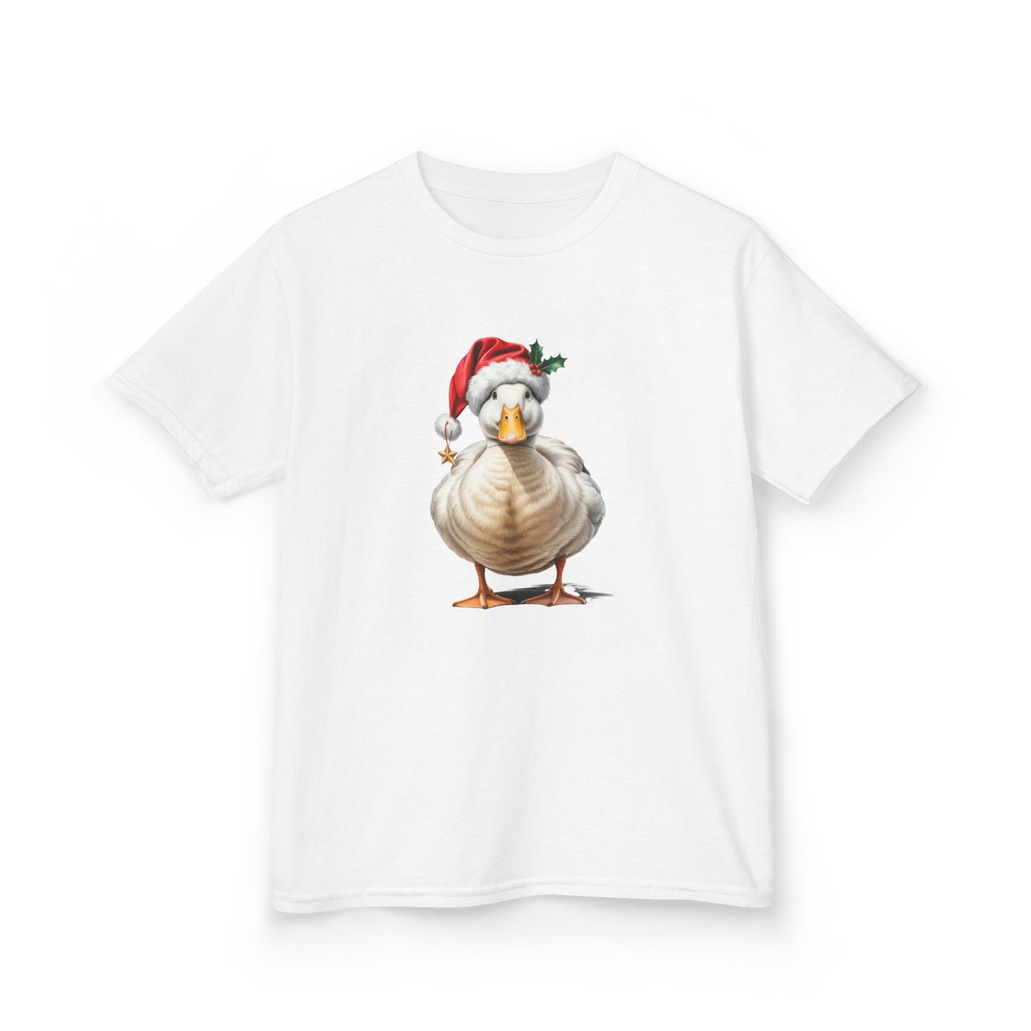Kids Duck Christmas T-Shirt, Festive Duck Kids Christmas Tee, Cute Pet Lover Shirt, Holiday Apparel, Great Gift for duck Owners