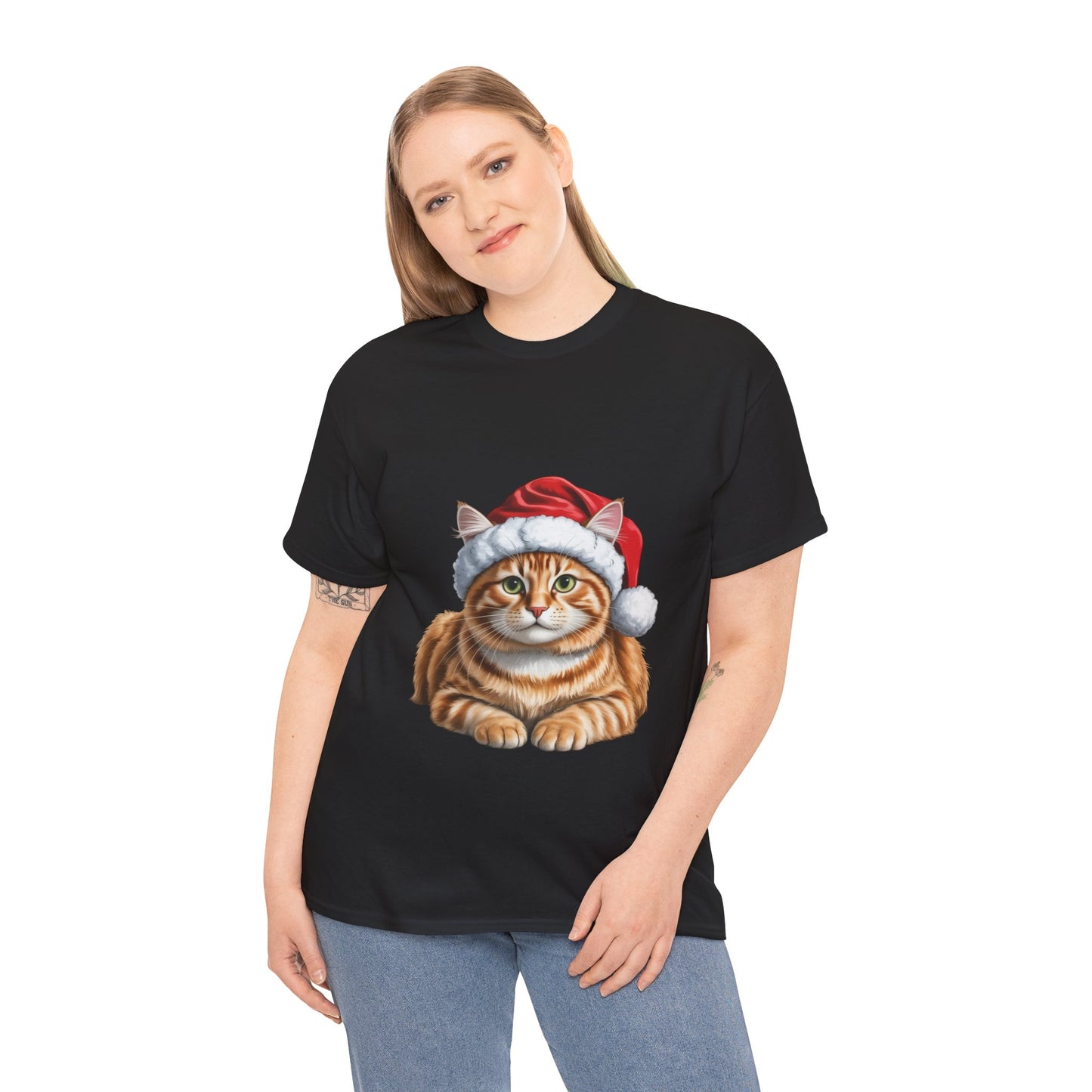 Ginger Christmas T-Shirt, Festive Ginger Cat Christmas Tee, Cute Pet Lover Shirt, Holiday Apparel, Great Gift for Pet Owners