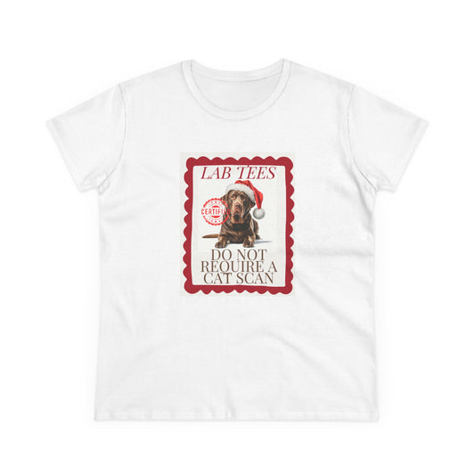 Lab Christmas T-Shirt, Festive Labrador Christmas Tee, Cute Pet Lover Shirt, Holiday Apparel, Great Gift for Pug Dog Owners, Preppy Style Top