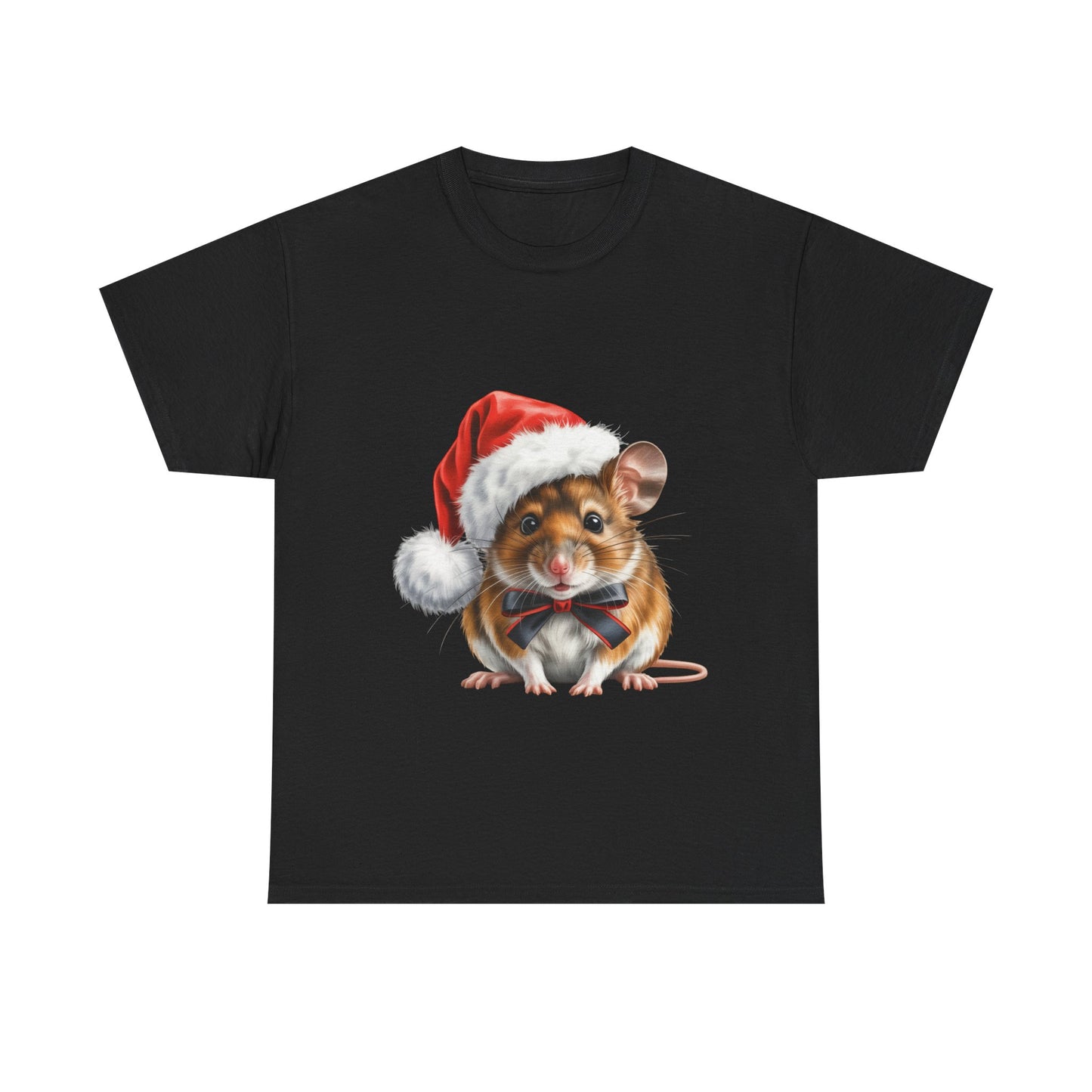 Christmas Mouse T-Shirt – Holiday Animal Lover Tee, Festive Cute Mouse Shirt, Adorable Mouse Xmas Gift, Nature Lover Apparel, Holiday Pet Mouse Shirt for Mouse Lovers