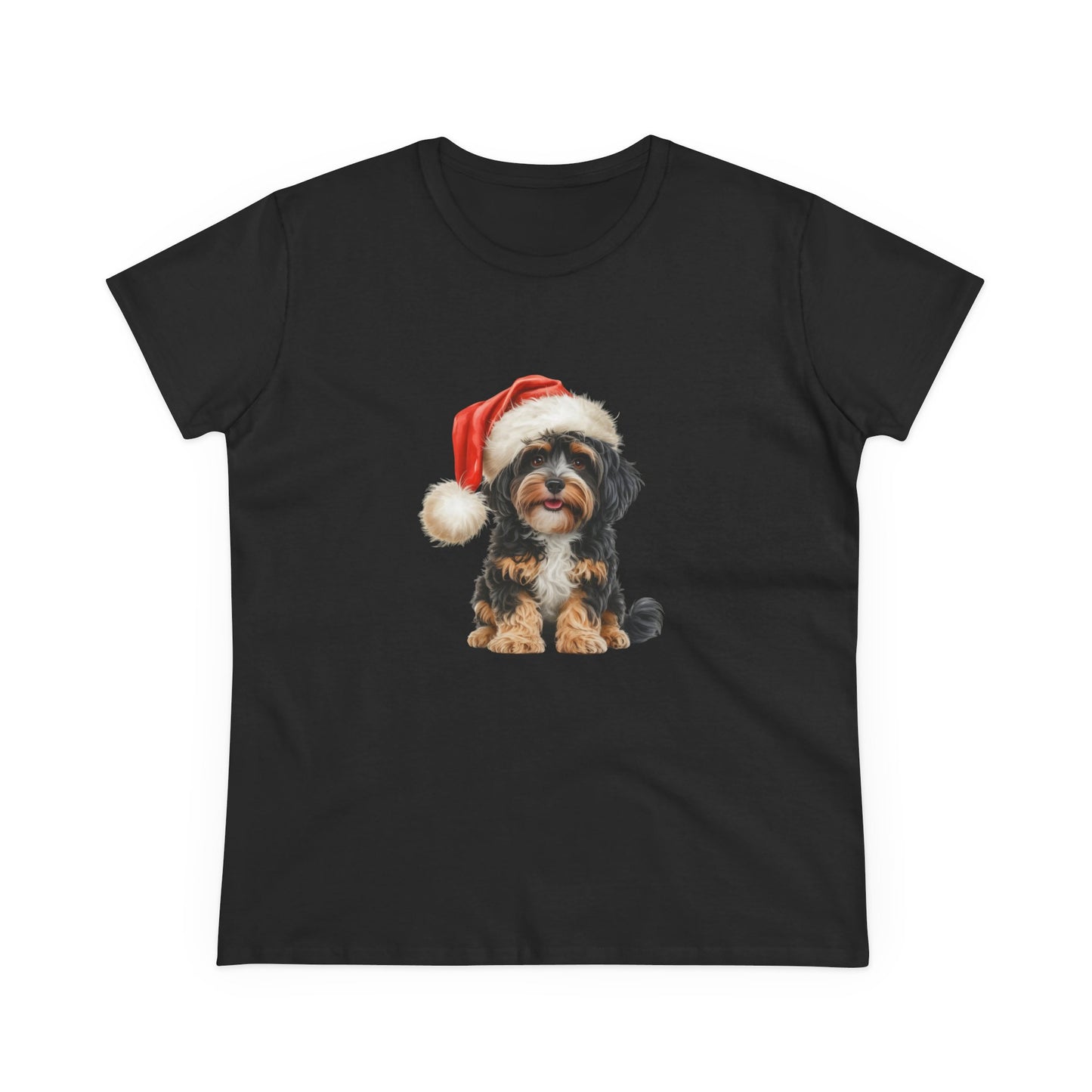 Furry & bright, with my Cavoodle Christmas! T-Shirt, Festive Cavoodle Dog Christmas Tee, Cute Pet Lover Shirt, Holiday Apparel, Great Gift for Dog Owners, Preppy Style Top